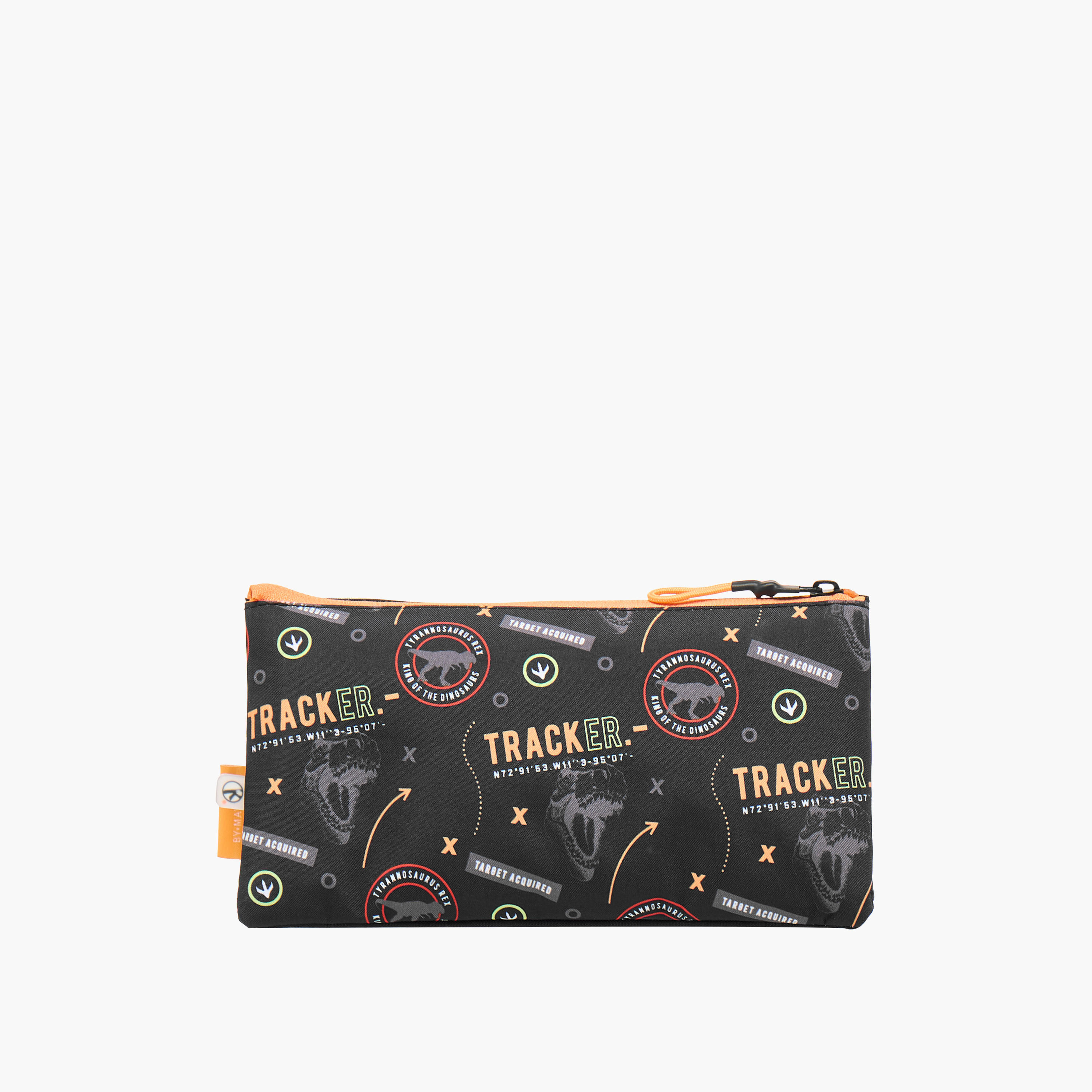 Mayfair Dinosaur Print 3-Compartment Pencil Pouch-school-stationery-pencilcases-image-2