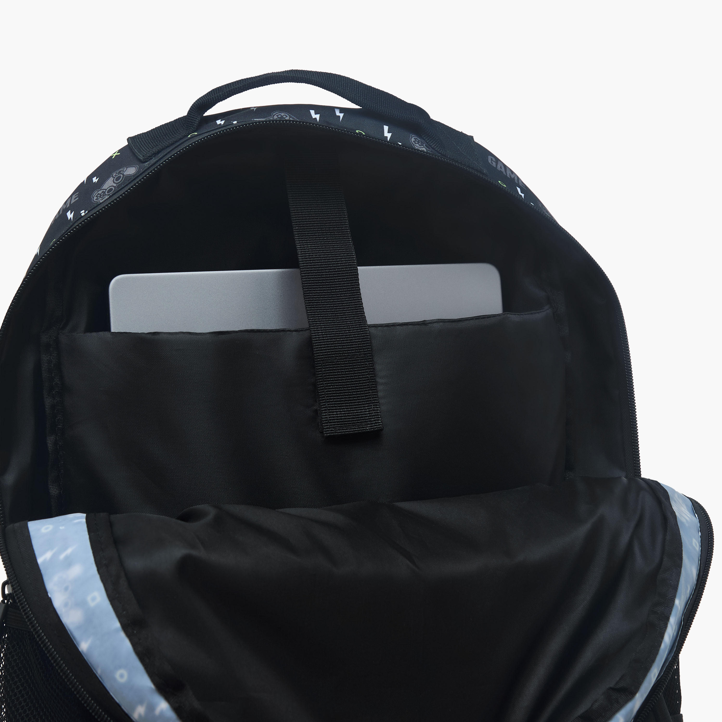 Mayfair Gaming Print Backpack with Zip Closure and Adjustable Straps - 42x29x20 cms-school-bagsandbackpacks-backpacks-image-10