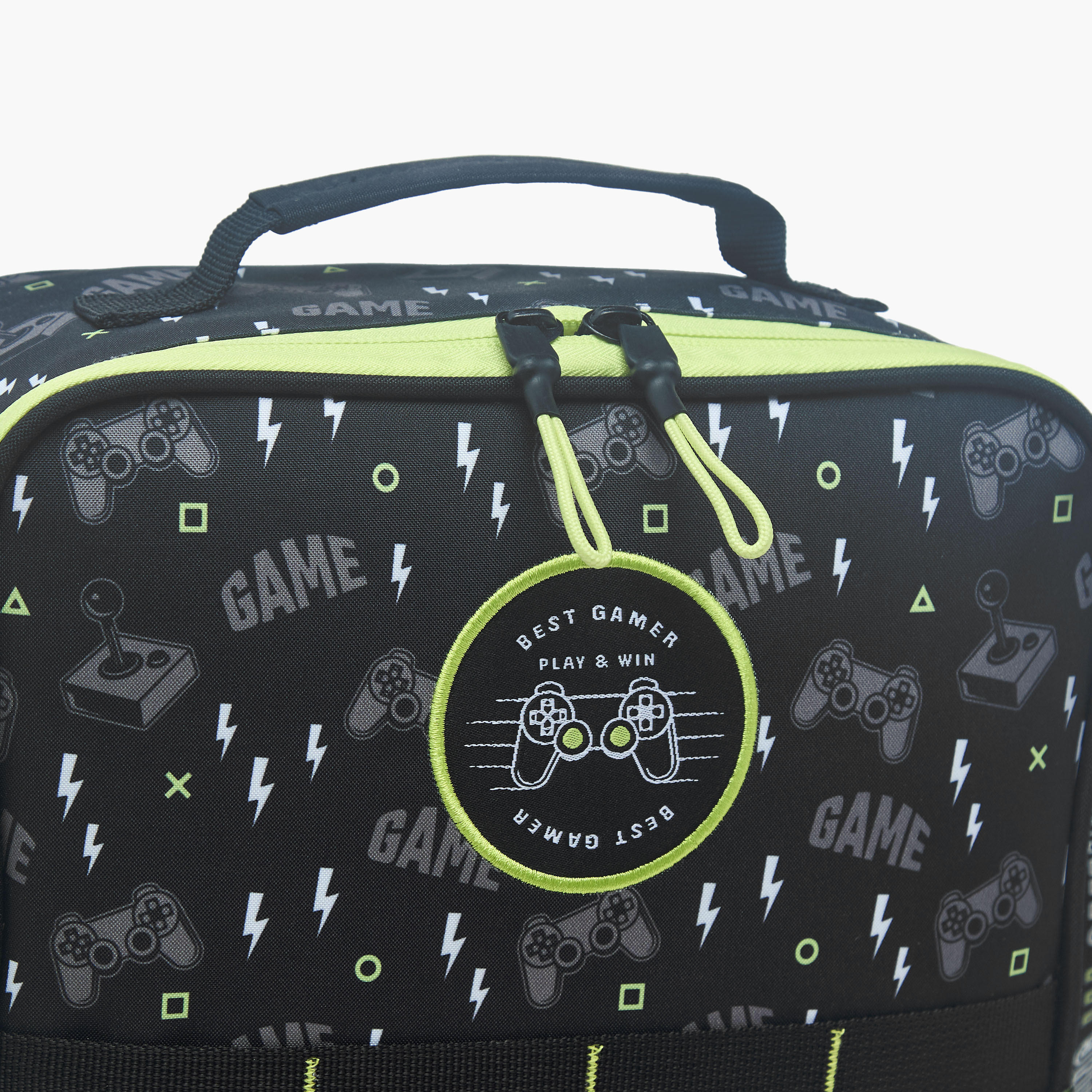 Mayfair Game Print Lunch Bag with Zip Closure-school-lunchessentials-lunchbags-image-4