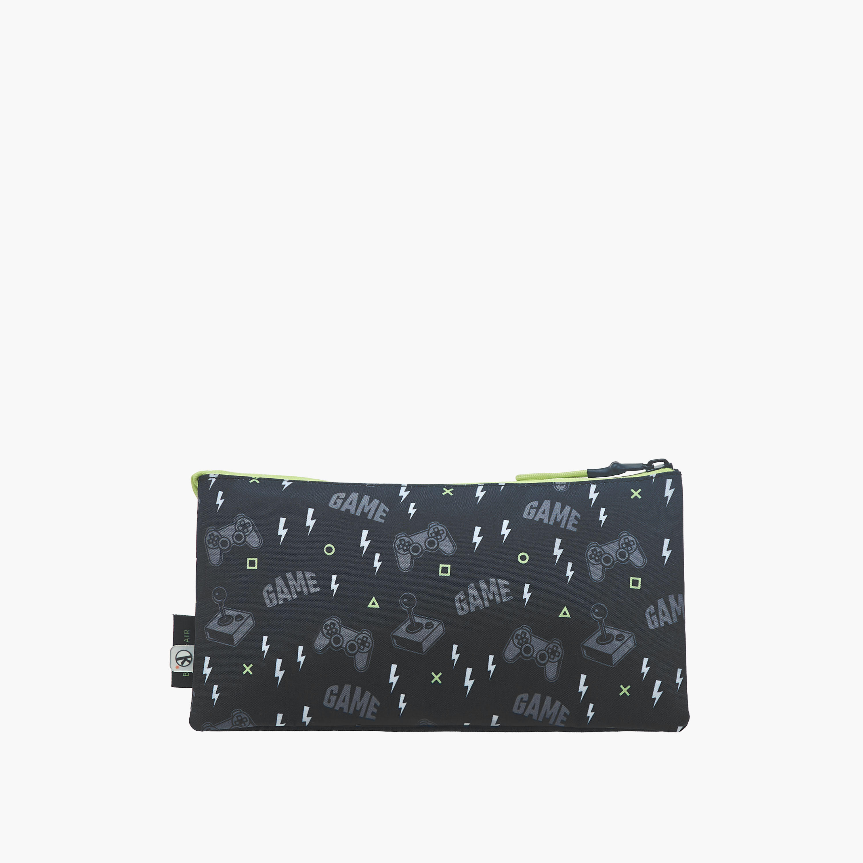 Mayfair Gamer Print 3-Compartment Pencil Pouch with Zip Closure-school-stationery-pencilcases-image-3
