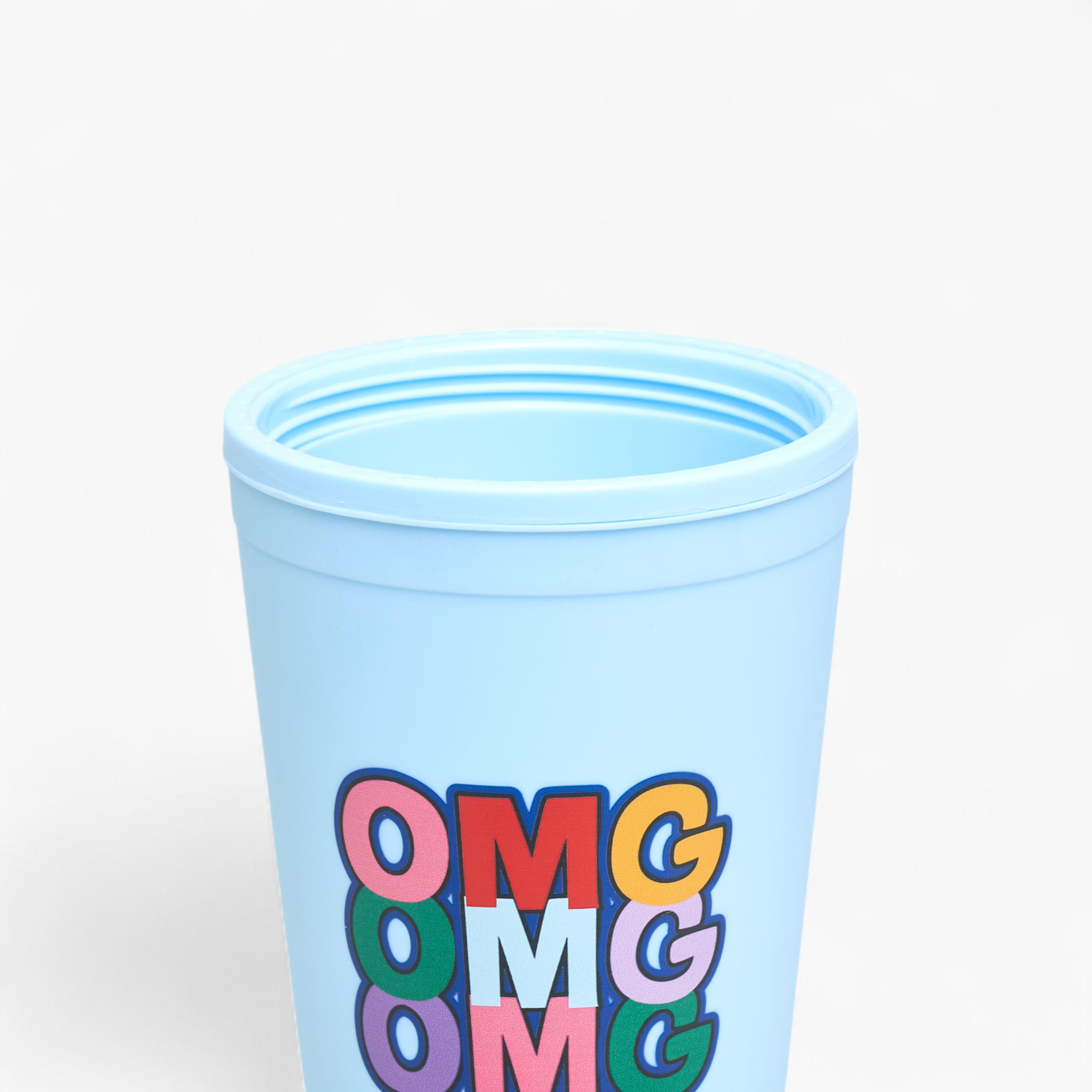 OMG Print Tumbler with Straw - 450 ml-school-waterbottles-image-4