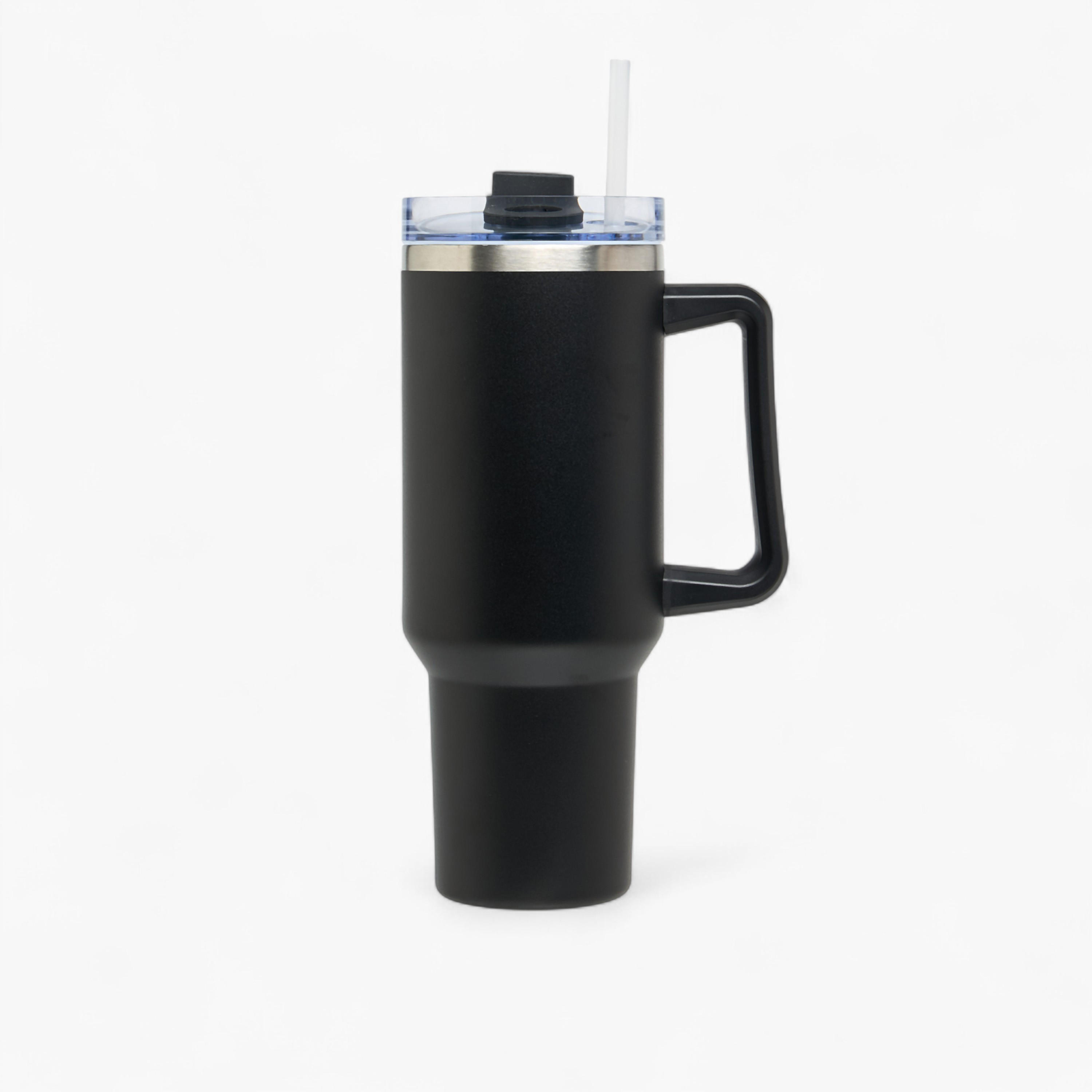 Solid Insulated Stainless Steel Tumbler with Handle - 1.2 L-school-waterbottles-image-1