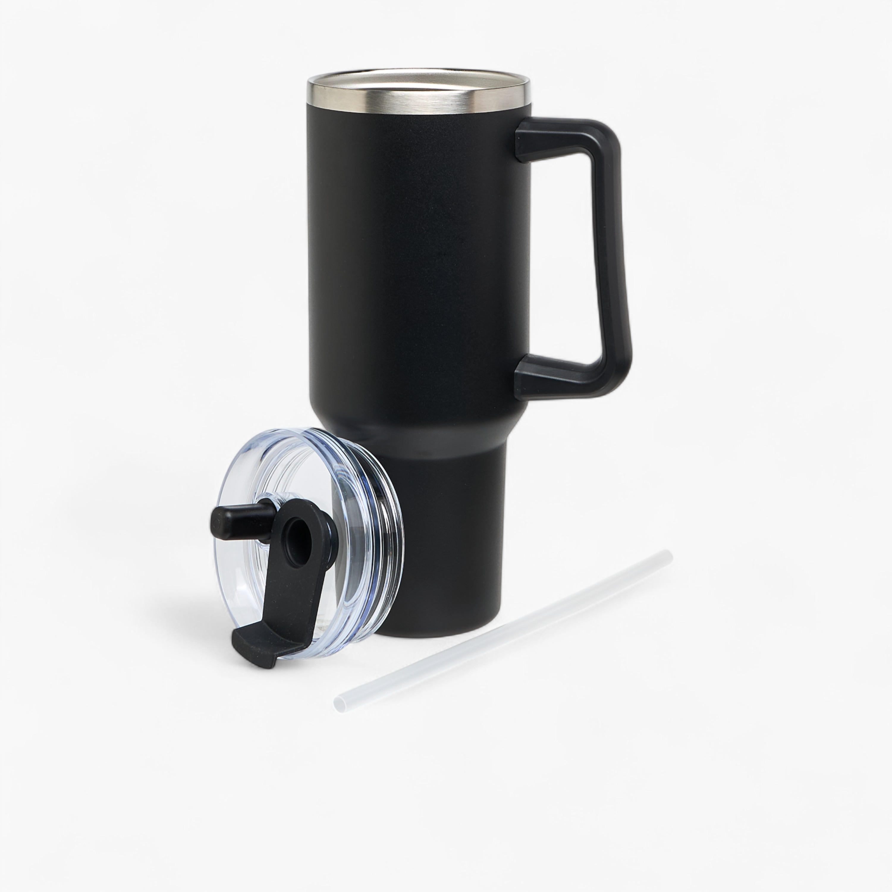 Solid Insulated Stainless Steel Tumbler with Handle - 1.2 L-school-waterbottles-image-2