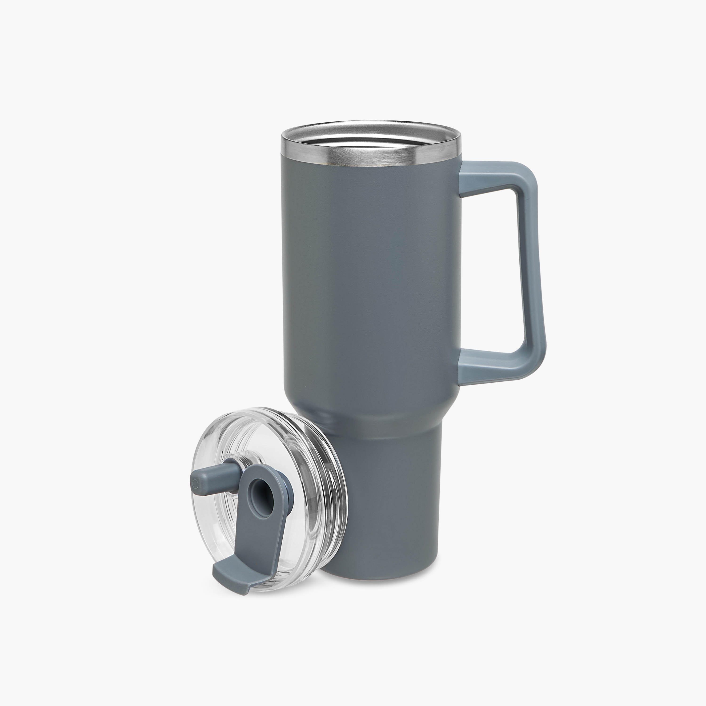 Solid Insulated Stainless Steel Tumbler with Handle - 1.2 L-school-waterbottles-image-2