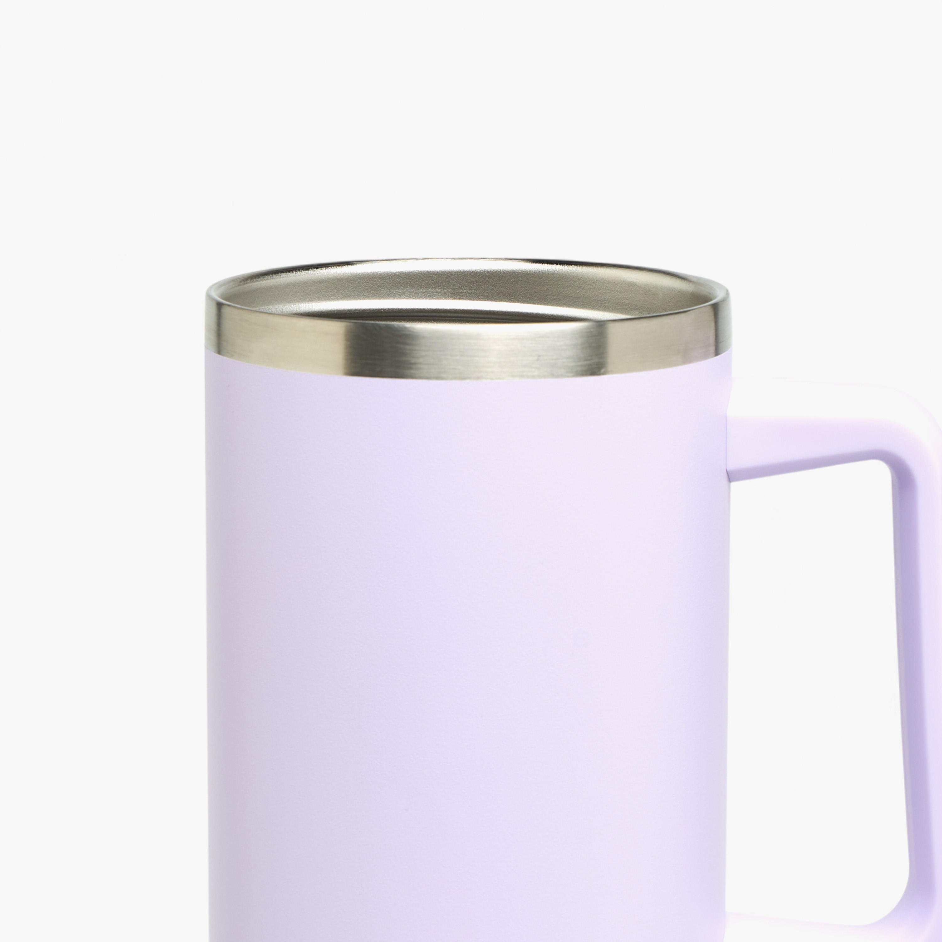 Solid Stainless Steel Tumbler with Straw and Handle - 1.2 L-household-dining-teaandcoffee-travelmugsandsippers-image-6
