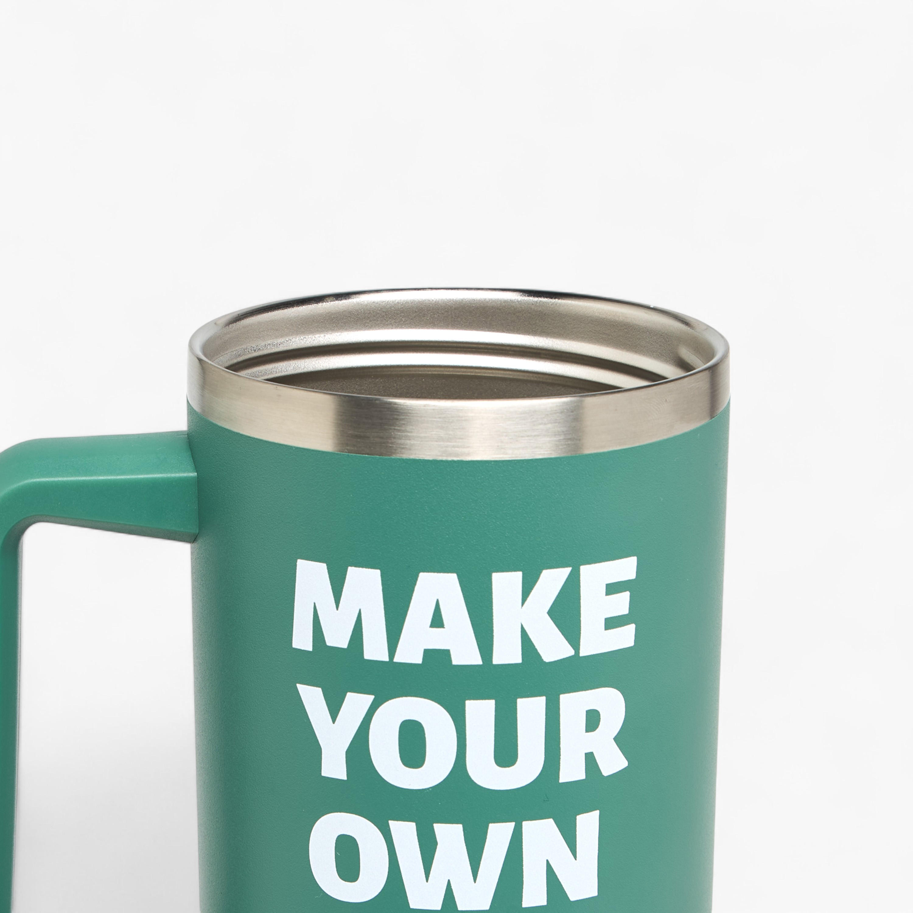 Slogan Print Stainless Steel Tumbler with Lid - 1.2 L-school-waterbottles-image-6