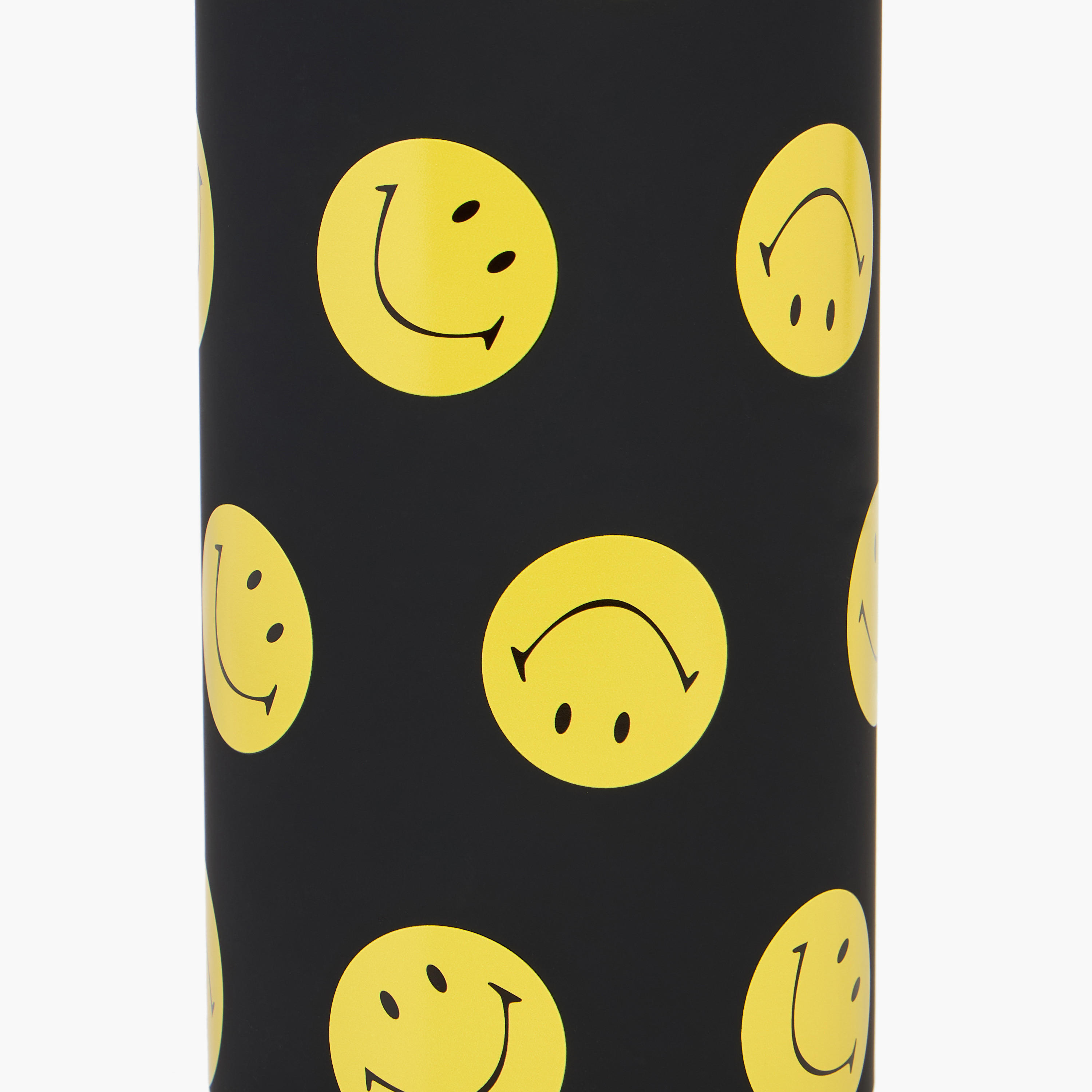Smiley Print Double Wall Stainless Steel Sipper Water Bottle - 1 L-school-waterbottles-image-5