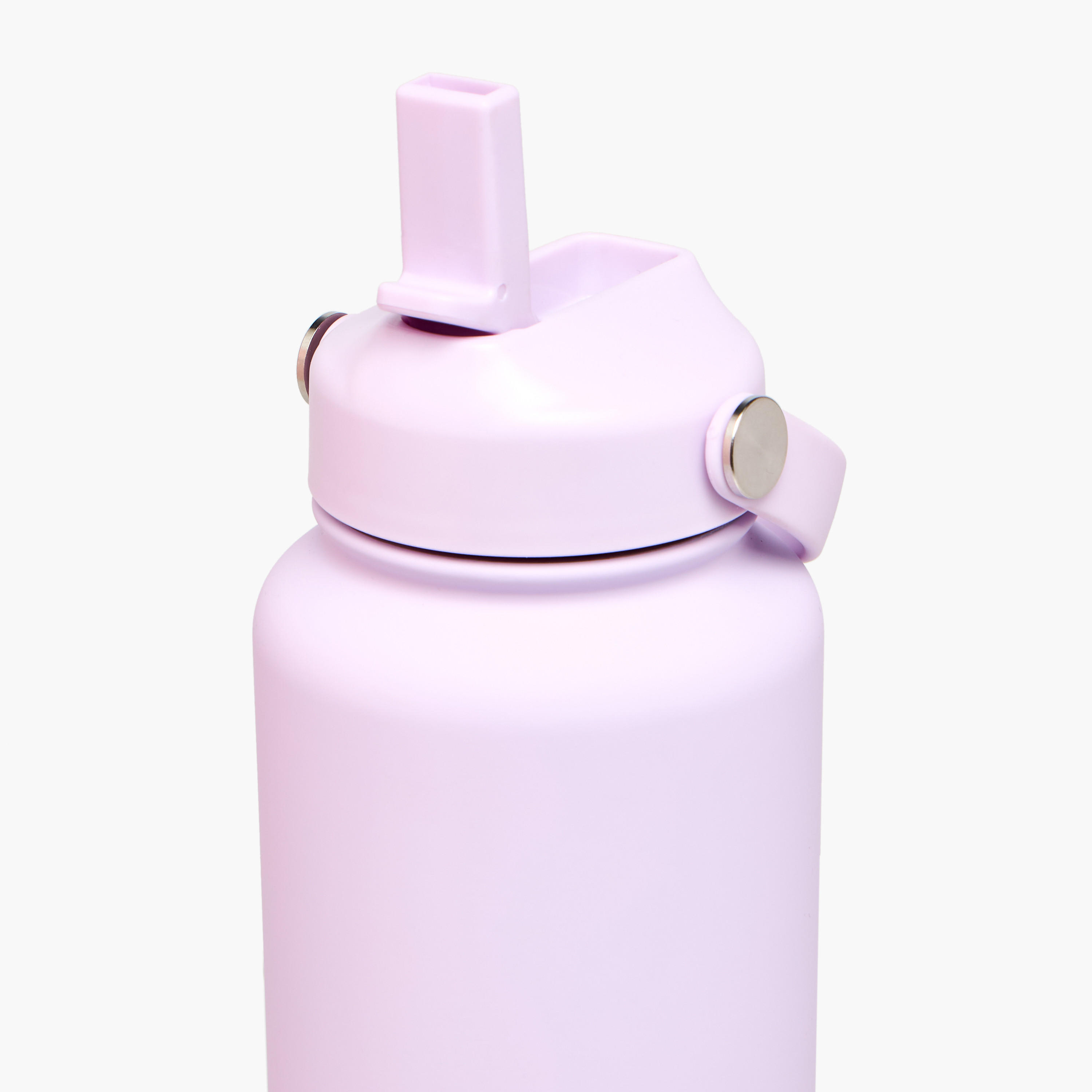 Solid Stainless Steel Sipper Water Bottle with Handle - 1 L-school-waterbottles-image-4