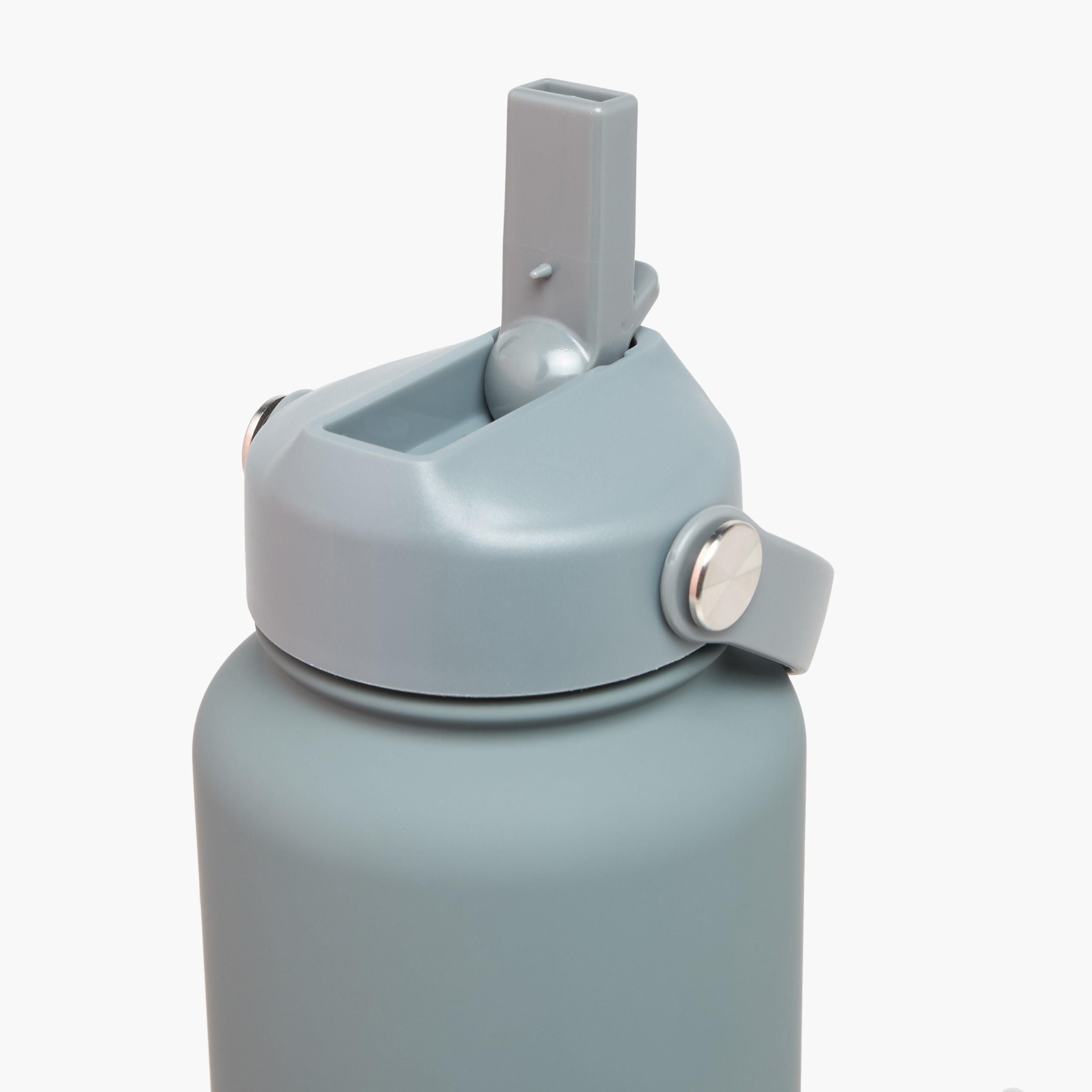 Solid Stainless Steel Sipper Water Bottle with Handle - 1 L-school-waterbottles-image-4