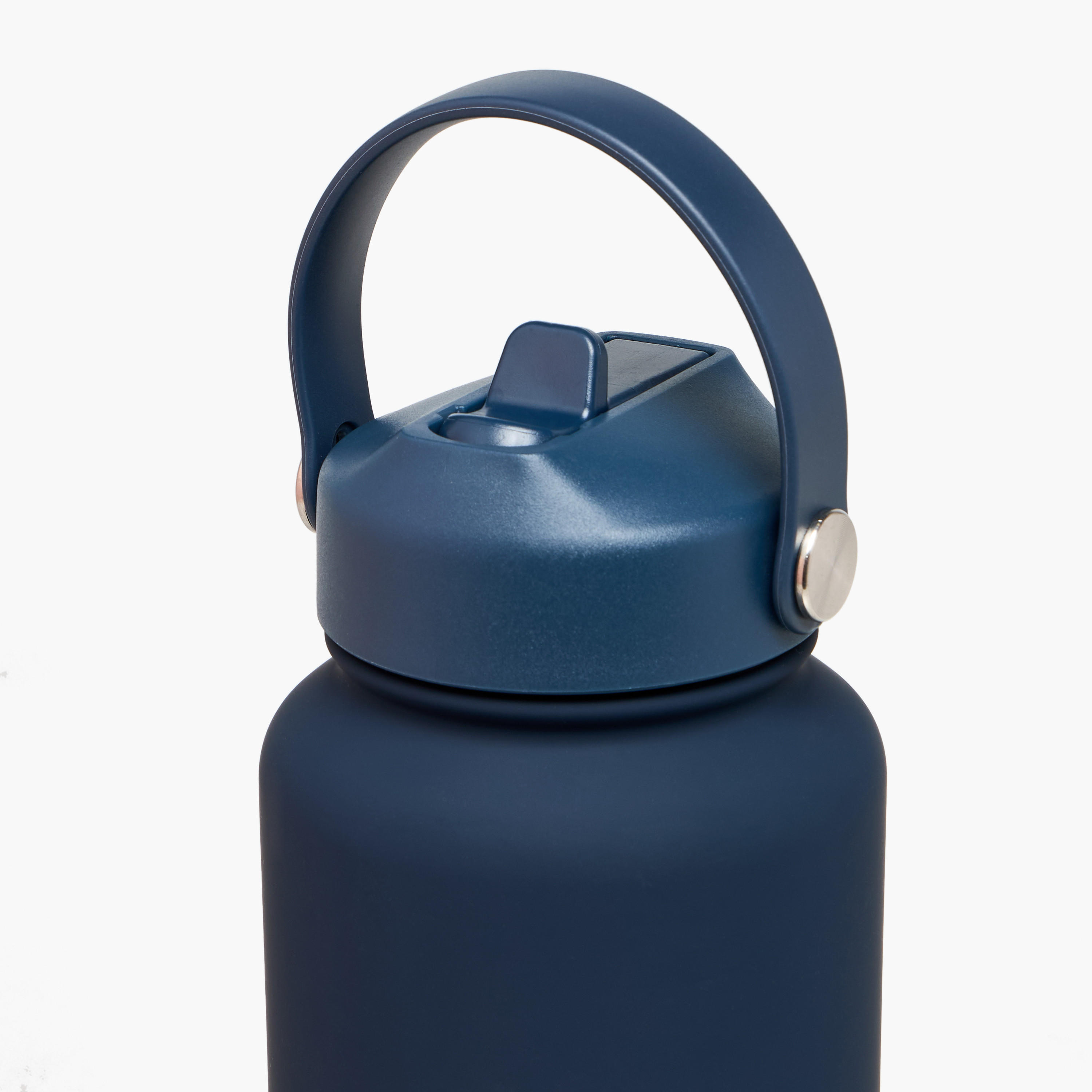 Solid Stainless Steel Sipper Water Bottle with Handle - 1 L-school-waterbottles-image-3