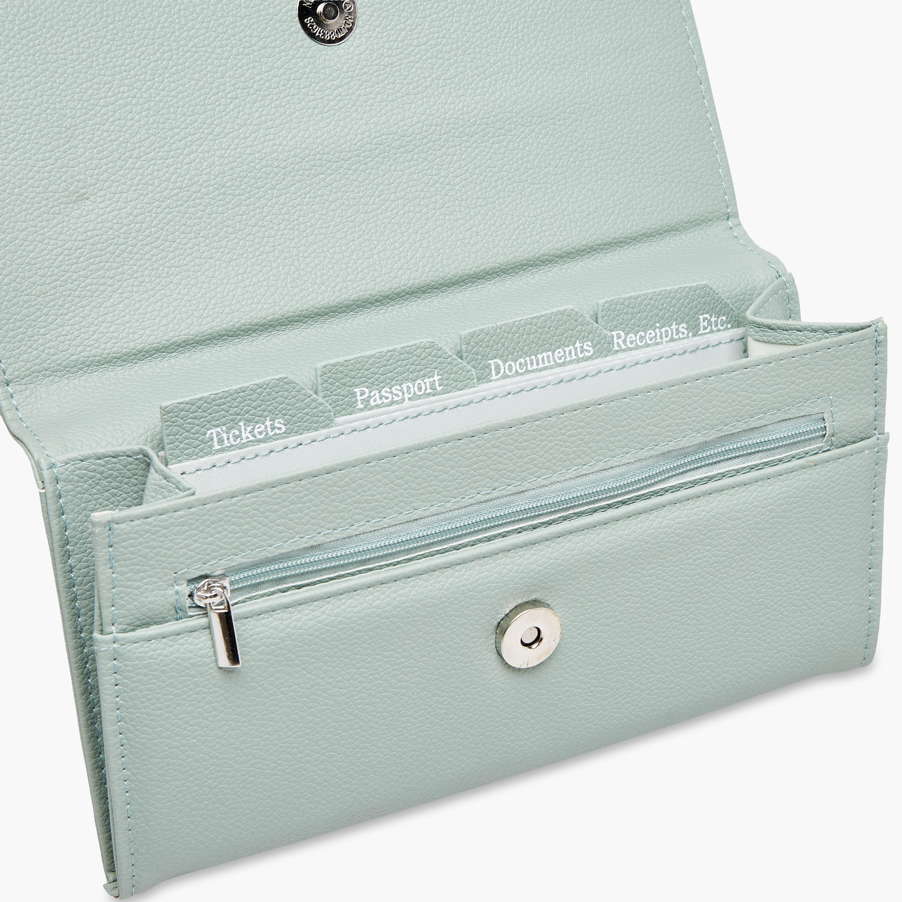 Findz Typographic Print Document Holder with Flap Closure-travel-accessories-image-5
