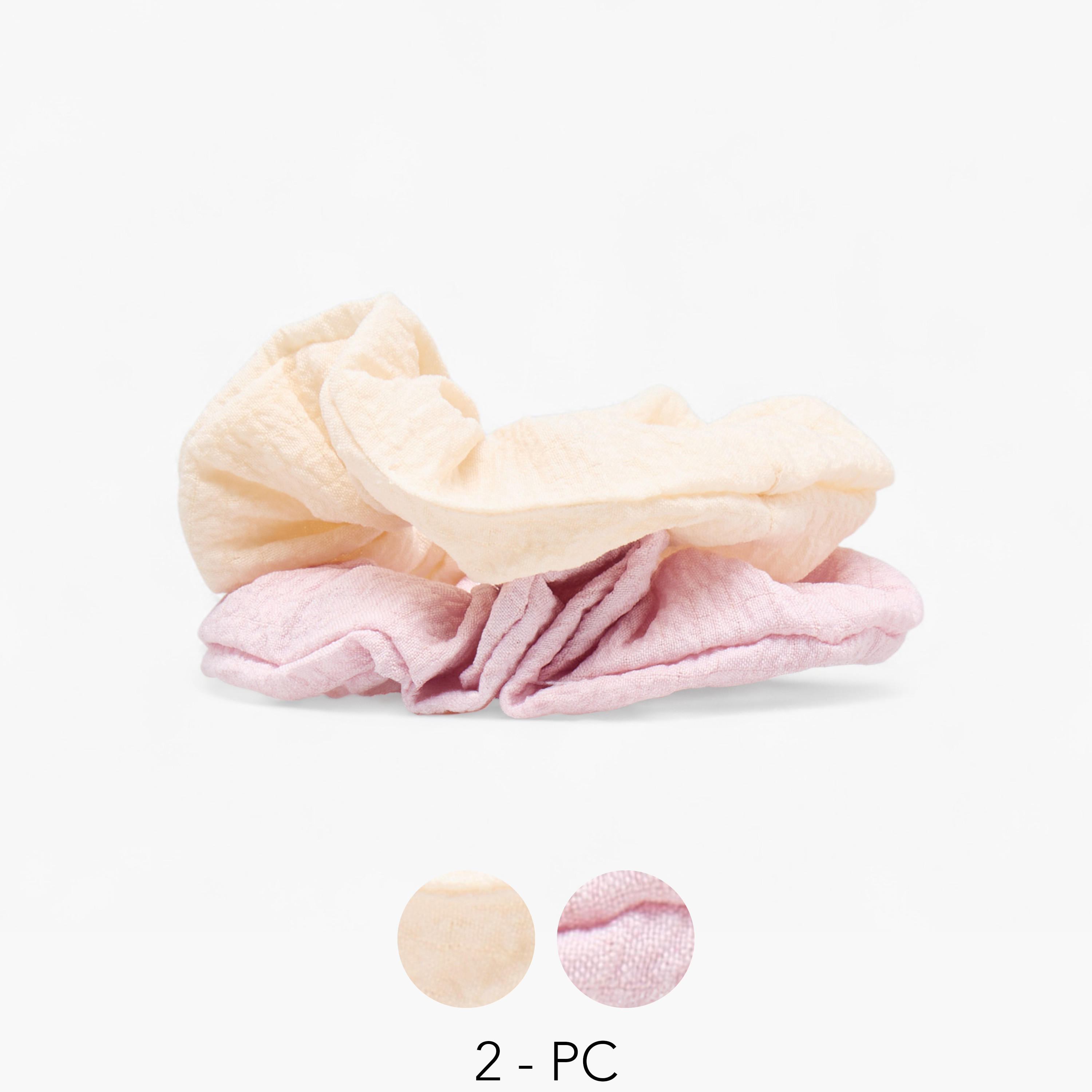 ربطات شعر سكرانشي بارزة الملمس - طقم من قطعتين-women-hairaccessories-scrunchies-image-1