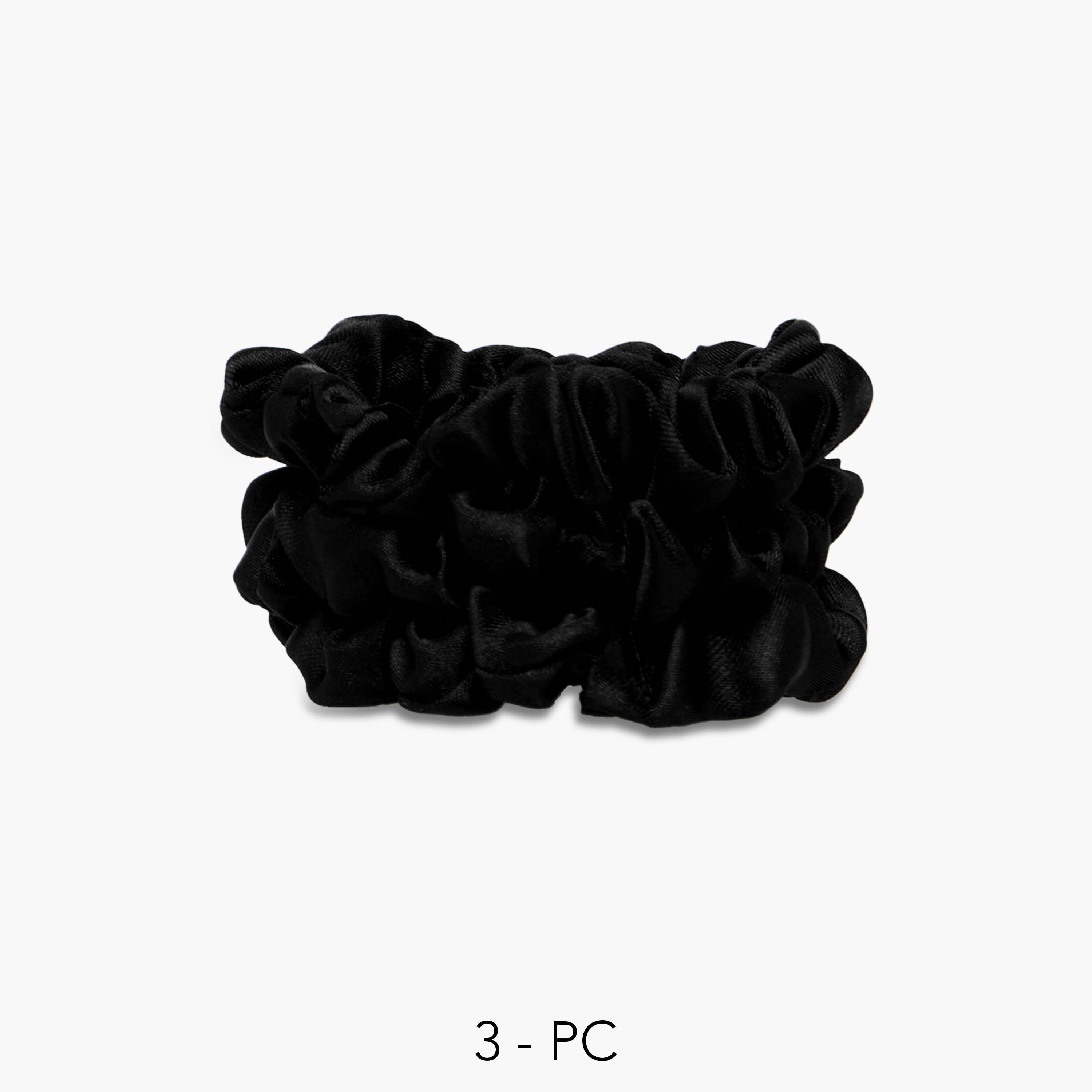 ربطات شعر سكرانشي سادة - طقم 3 قطع-women-hairaccessories-scrunchies-image-1