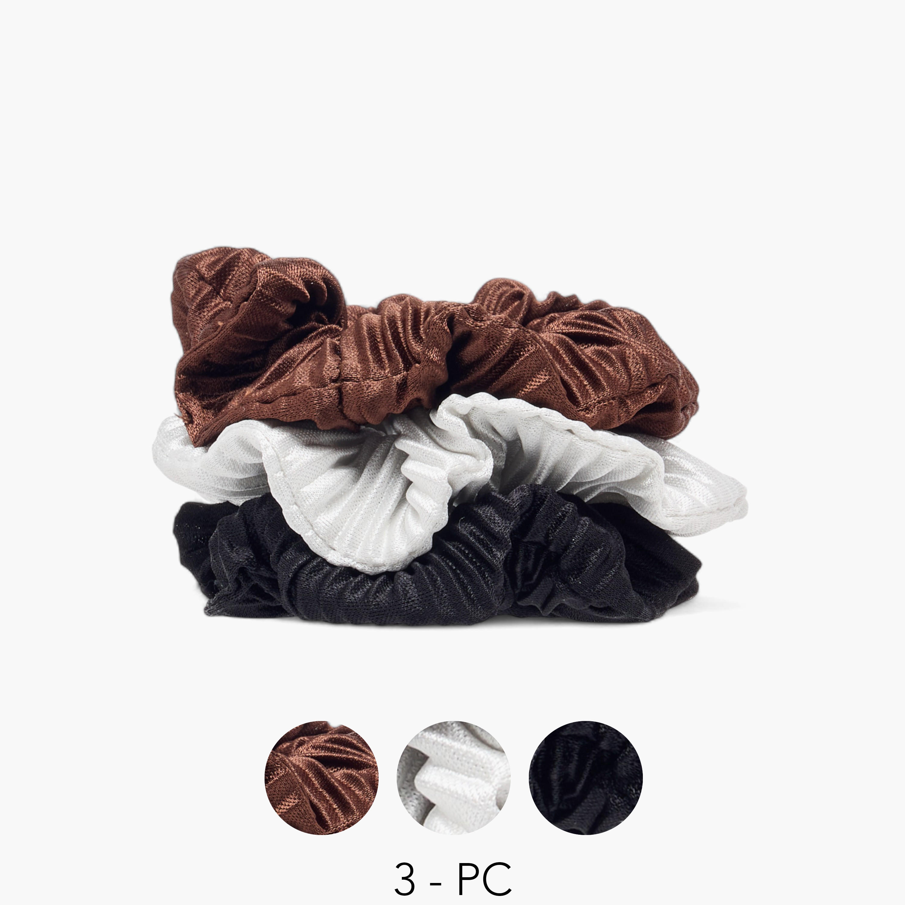 Textured Hair Scrunchie - Set of 3-women-hairaccessories-scrunchies-image-1