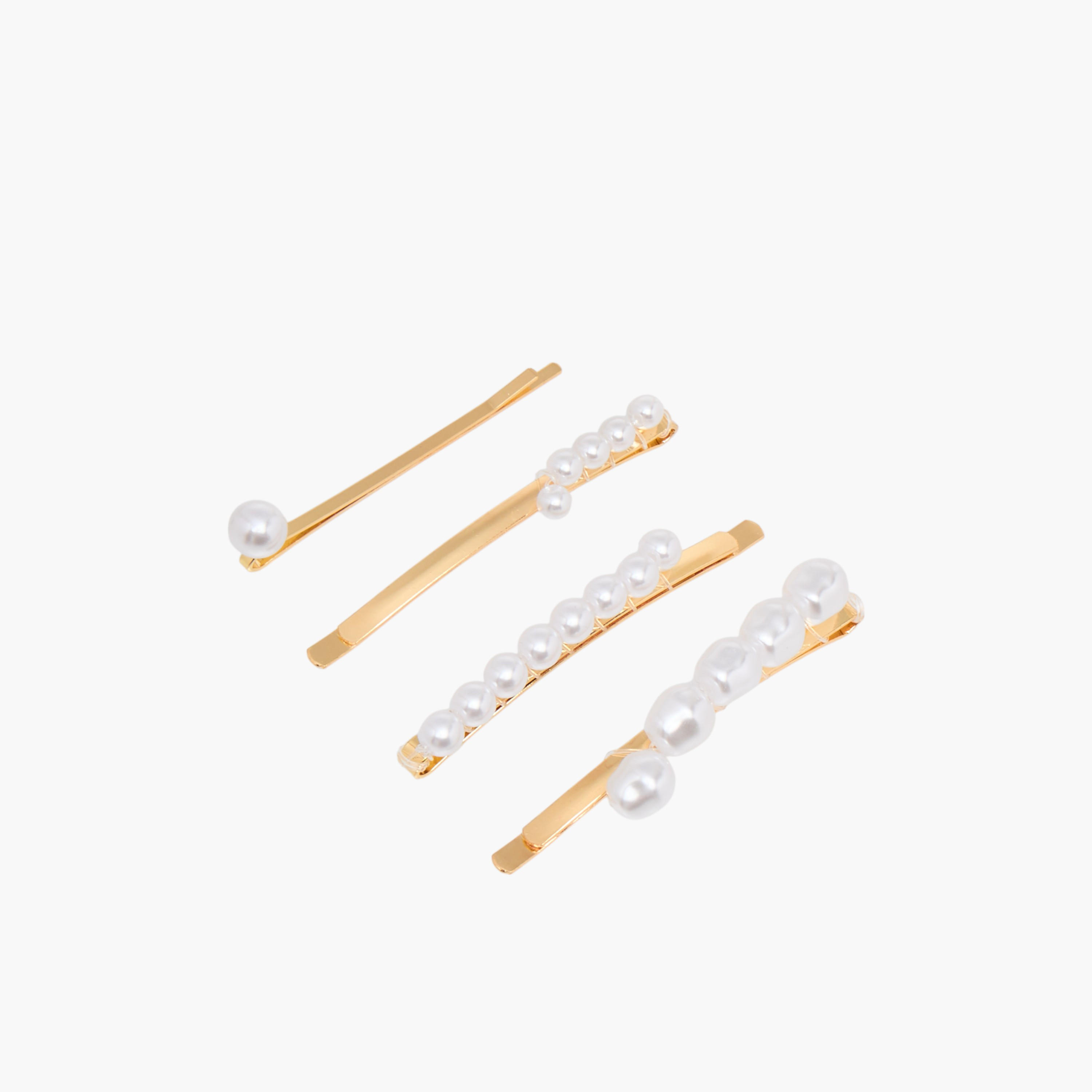 Pearl Embellished Hairpin - Set of 4-women-hairaccessories-hairpins-image-3
