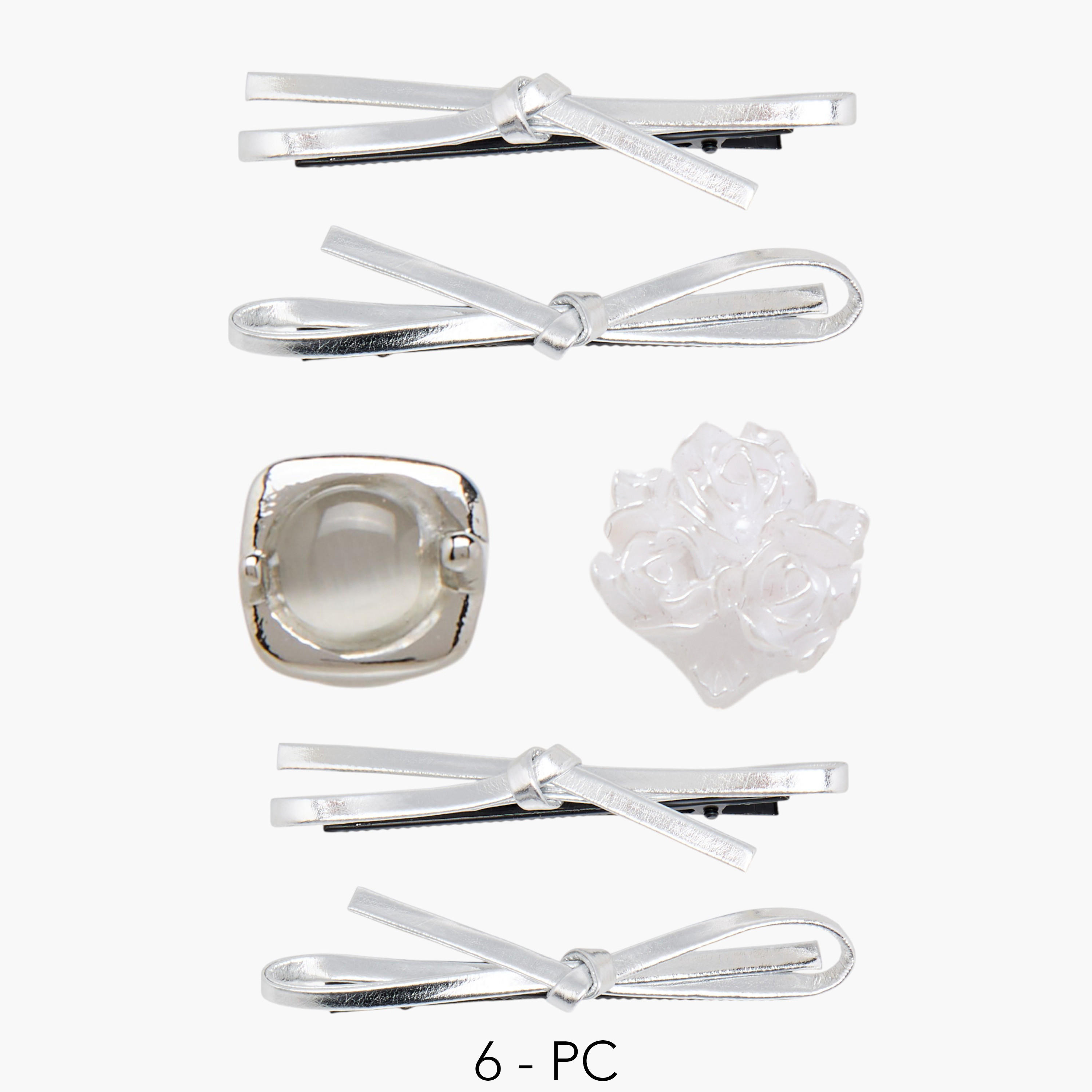 Assorted 6-Piece Hair Clip and Earrings Set-women-hairaccessories-others-image-1