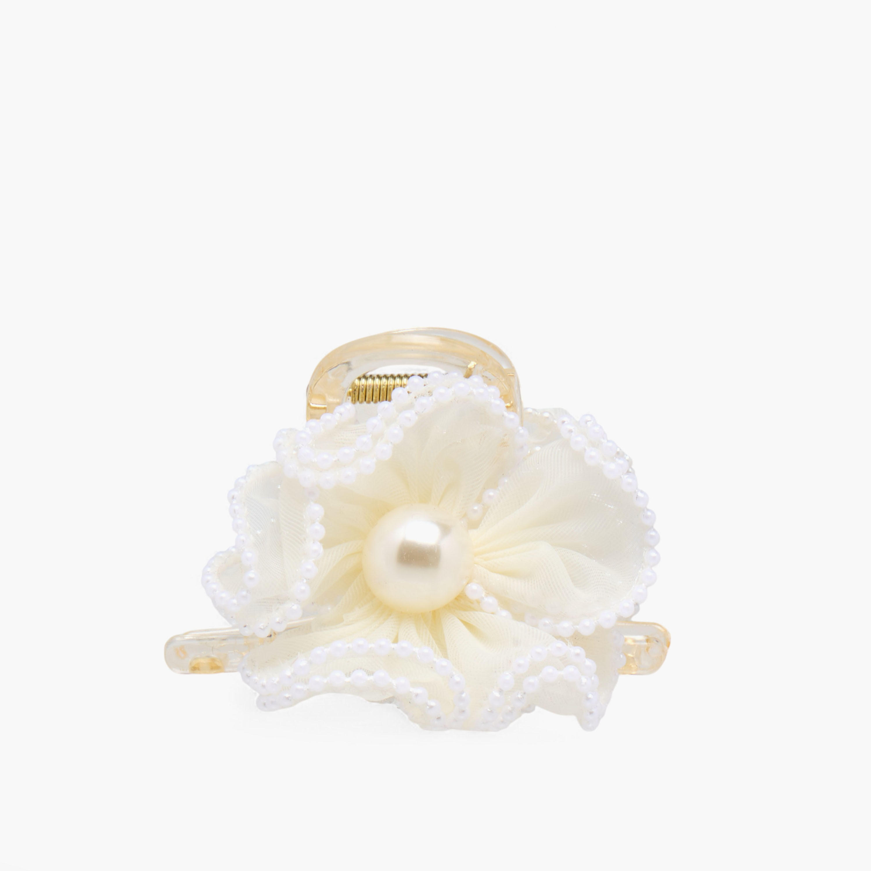 Floral Embellished Hair Clamp - Set of 2-women-hairaccessories-clamps-image-3