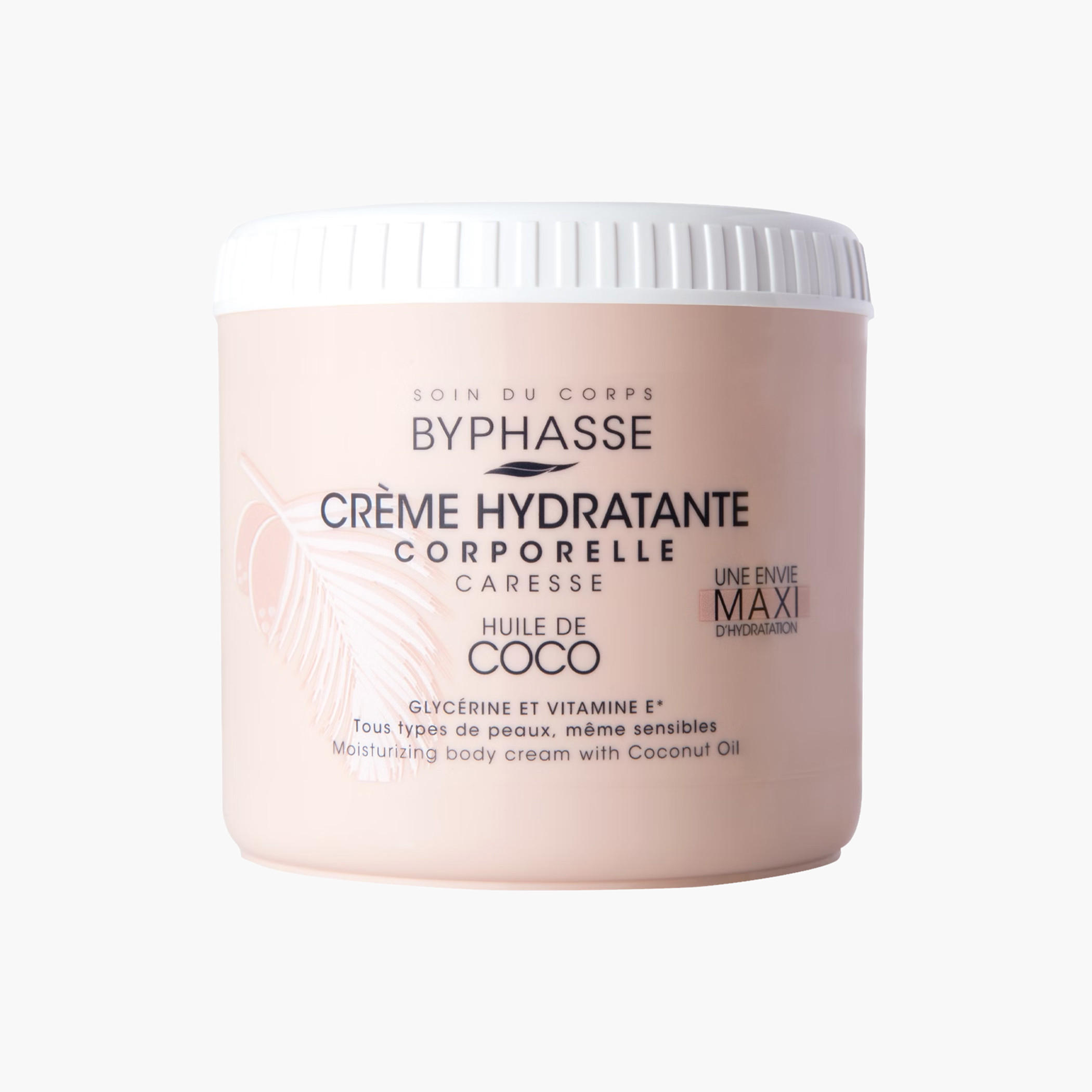 Byphasse Moisturizing Body Cream with Coconut Oil - 500 ml-beautyandpersonalcare-skin-moisturisers-bodyandhandlotions-image-1