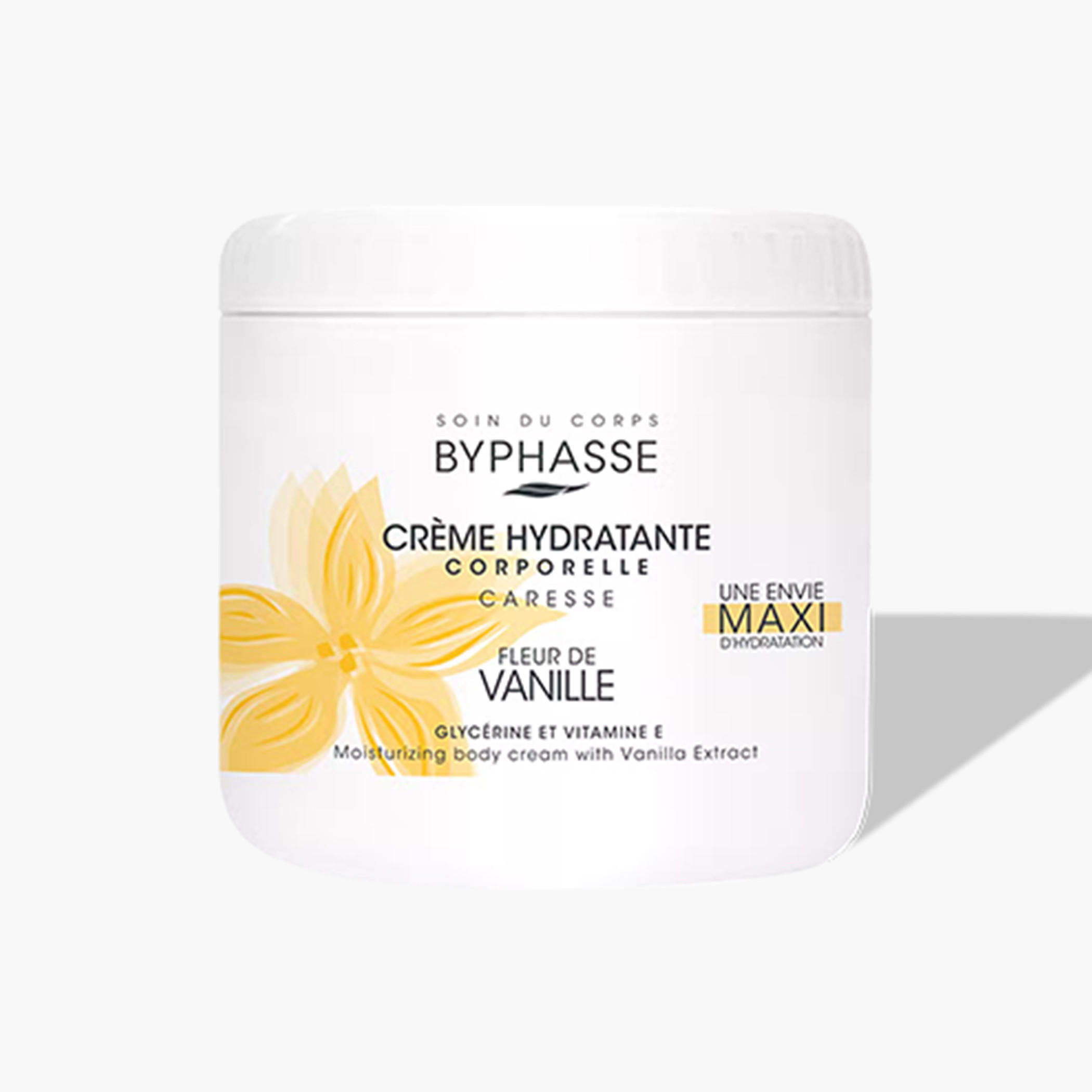 Byphasse Moisturizing Body Cream with Vanilla Extract - 500 ml-beautyandpersonalcare-skin-moisturisers-bodyandhandlotions-image-1