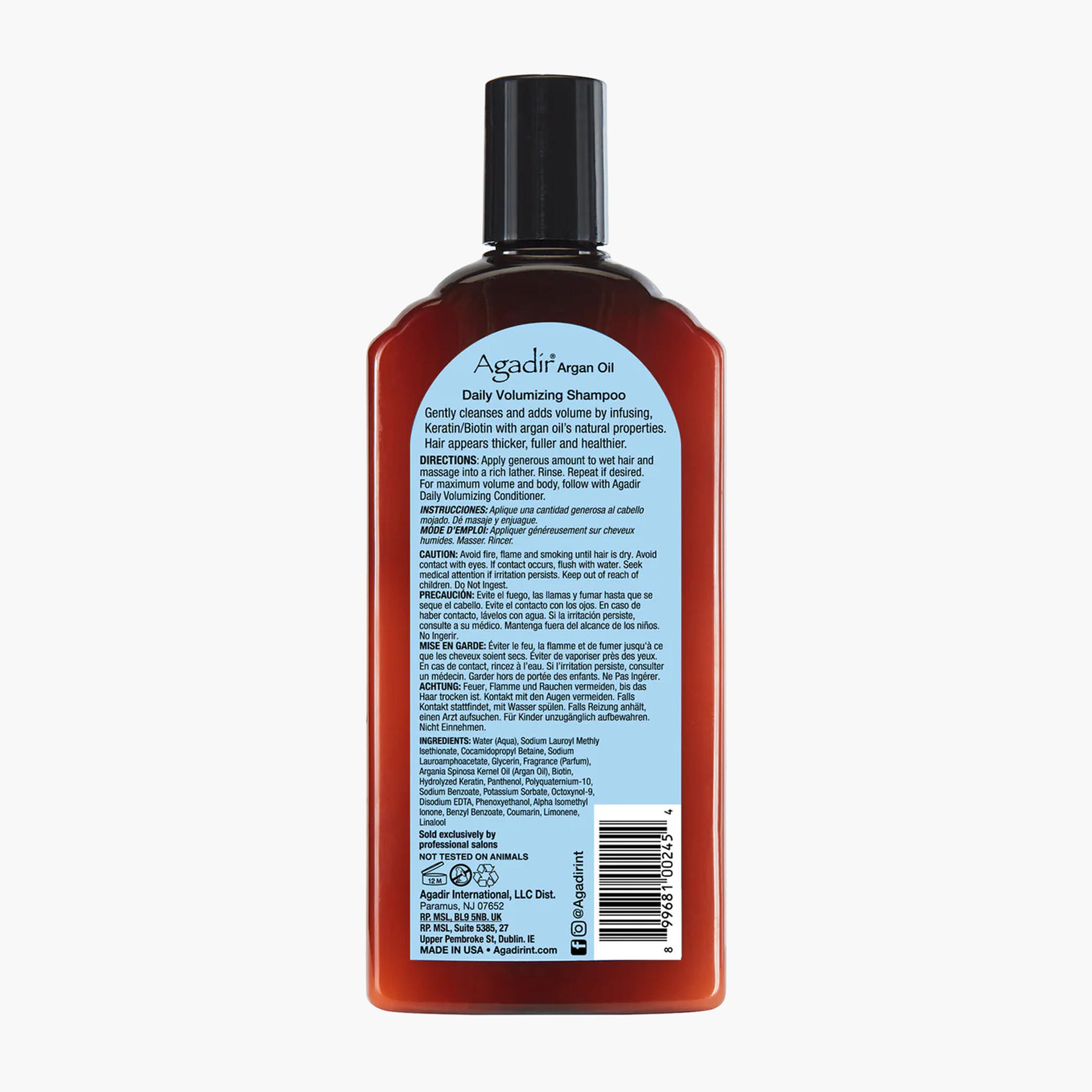 AGADIR Argan Oil Daily Volumizing Shampoo - 366 ml-beautyandpersonalcare-hair-haircare-shampoos-image-2