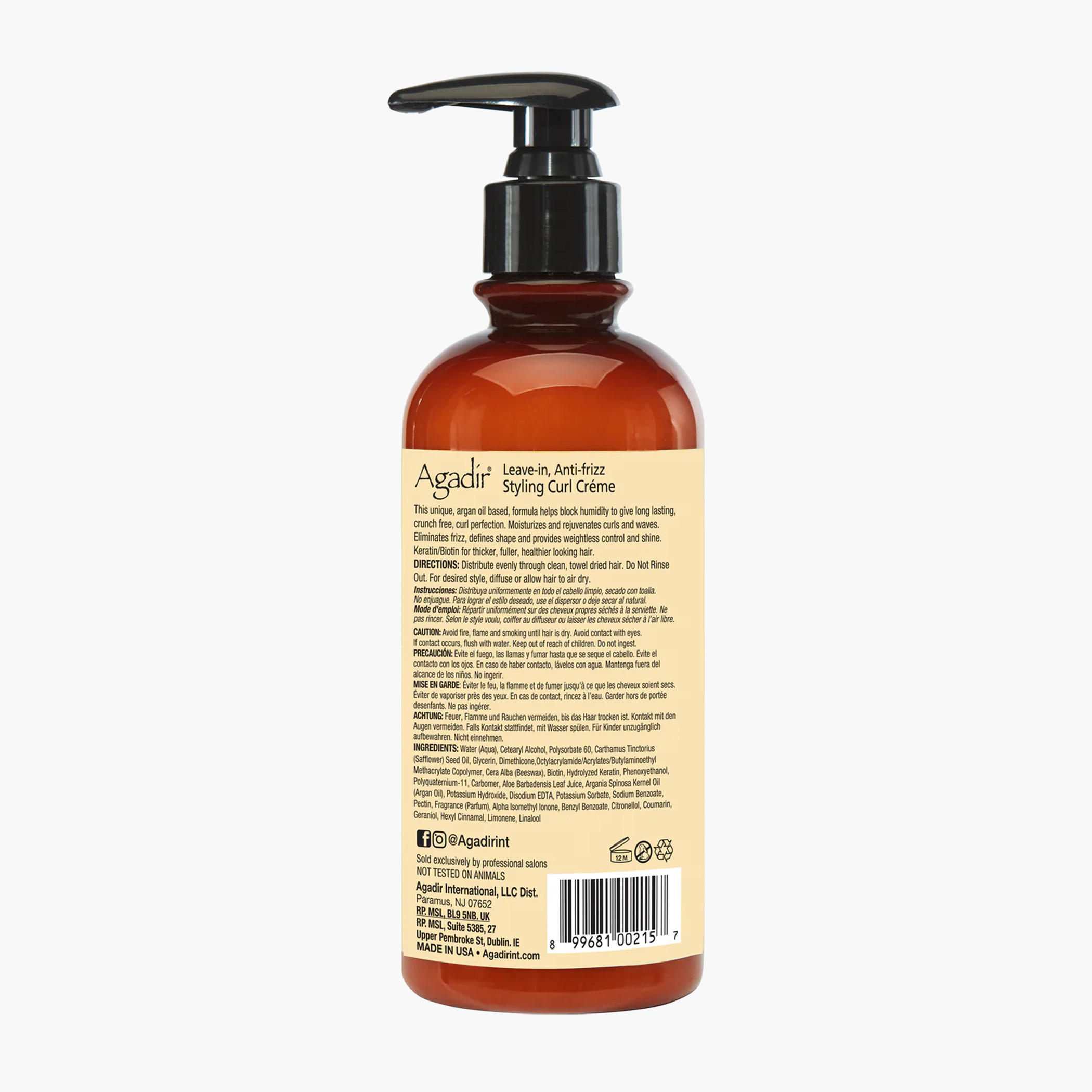 AGADIR Argan Oil Styling Curl Crème - 296 ml-beautyandpersonalcare-hair-haircare-hairmasksandcreams-image-2