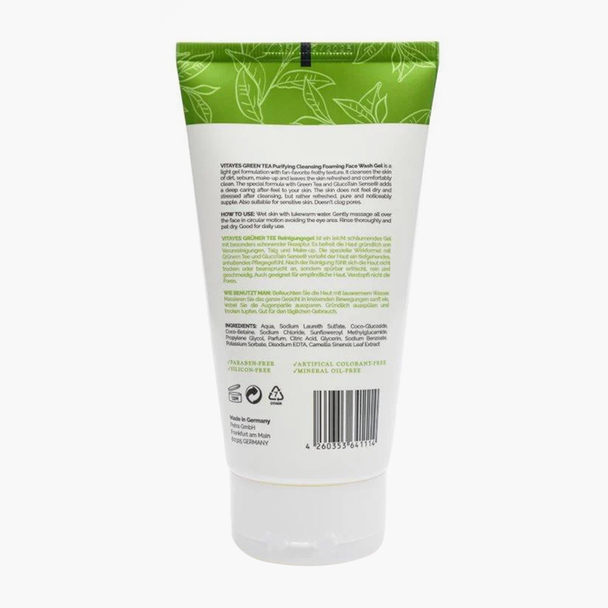 VITAYES Green Tea Cleansing Foaming Gel - 150 ml-beautyandpersonalcare-skin-cleansers-facewashandcleansers-image-2