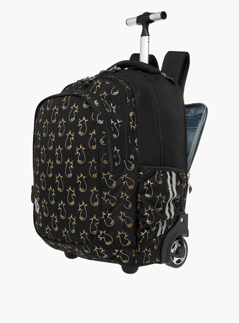 St.Right Cats Trolley Bag for Girls 8-13 Years with Retractable Handle -school-bagsandbackpacks-trolleybags-image-5