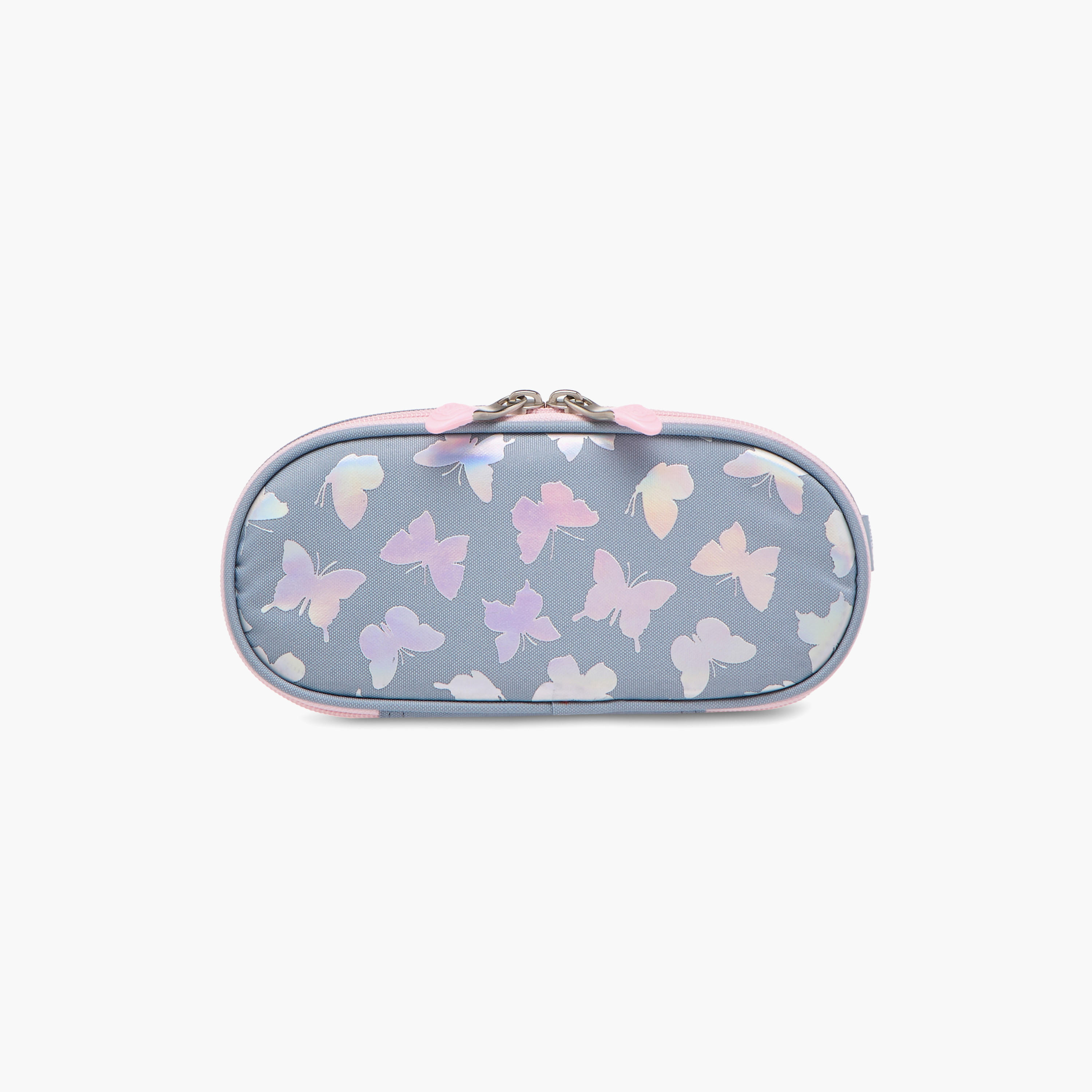 St.Right Butterfly Print Pencil Case with Zip Closure-school-stationery-pencilcases-image-1