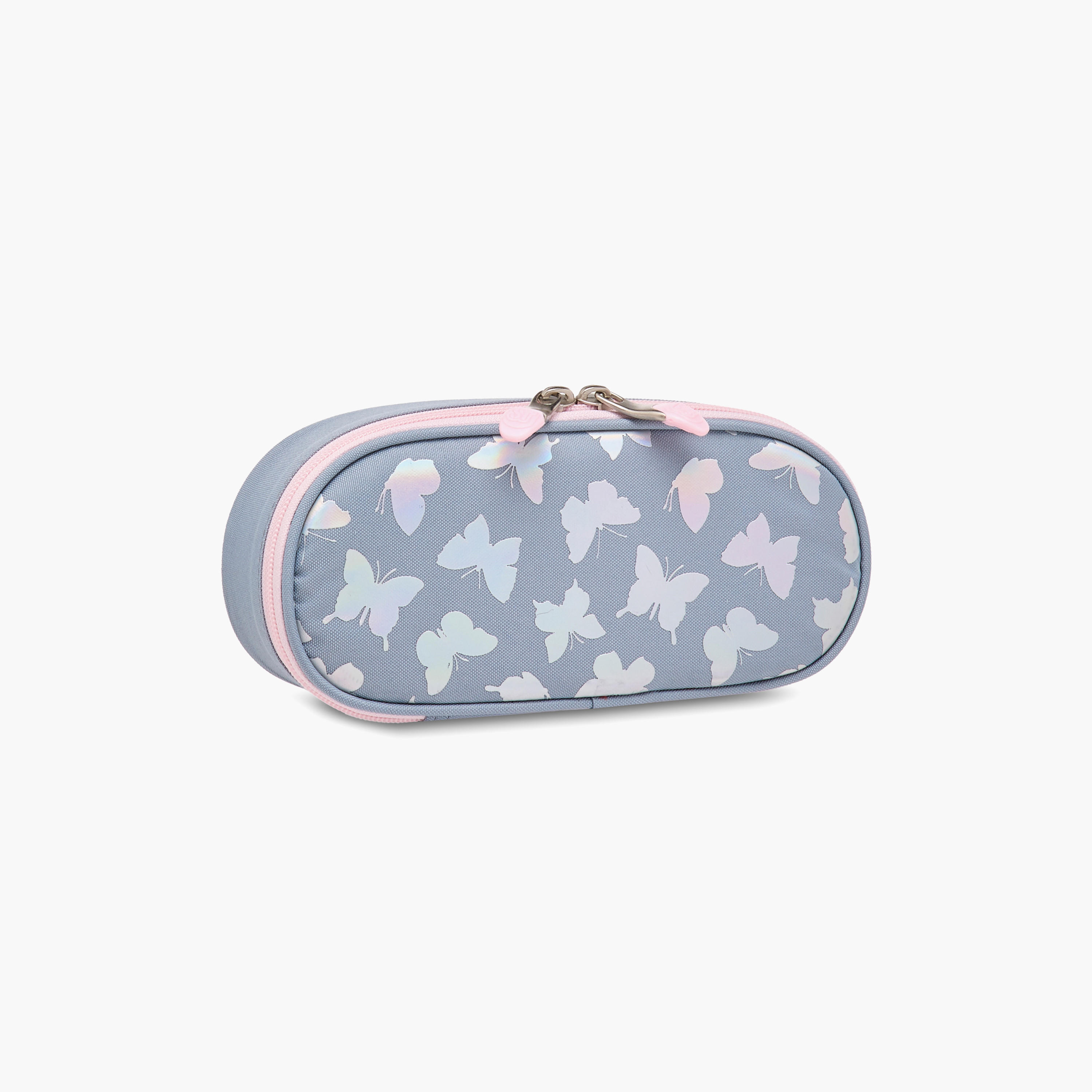 St.Right Butterfly Print Pencil Case with Zip Closure-school-stationery-pencilcases-image-2