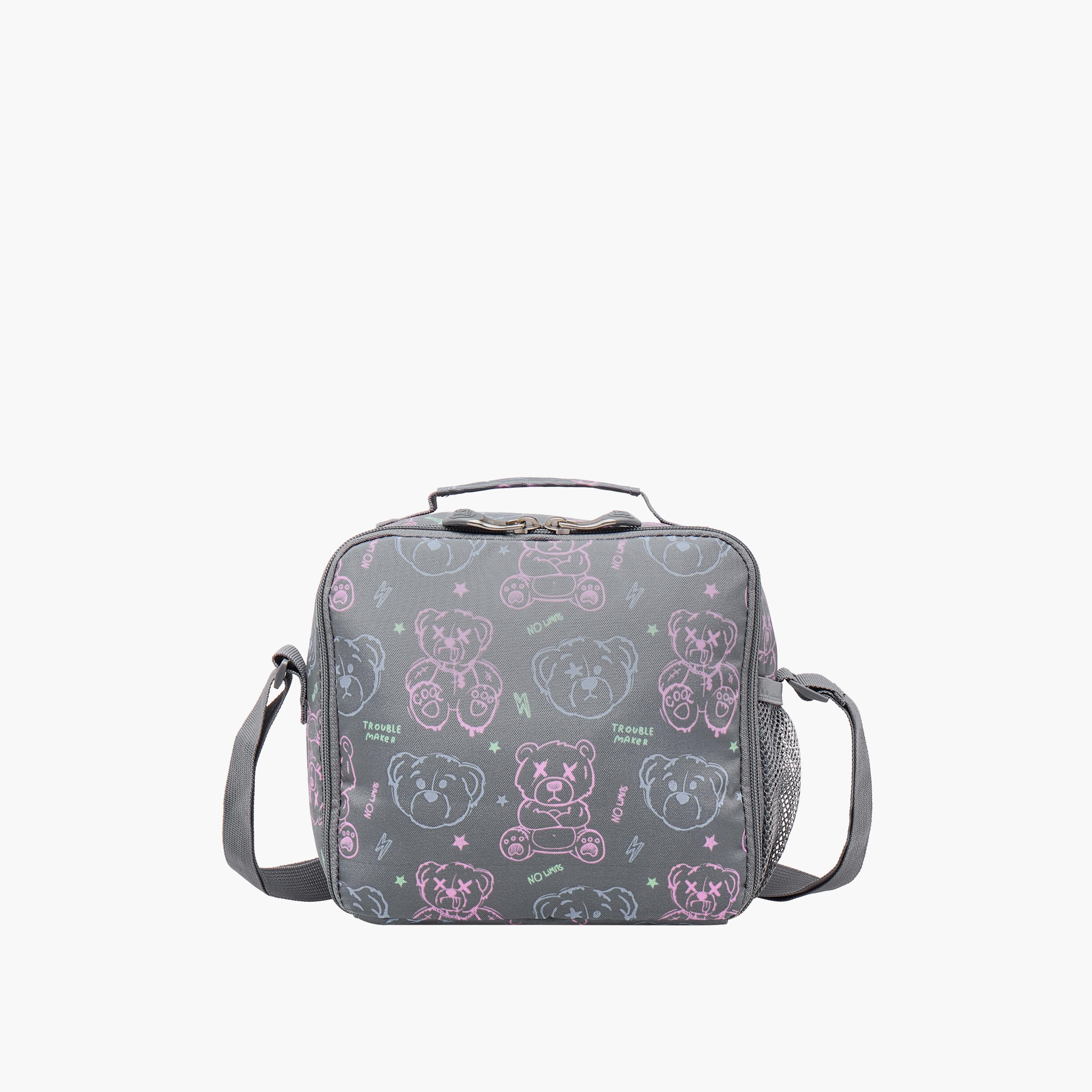 St.Right Bear Print Lunch Bag with Adjustable Strap-school-lunchessentials-lunchbags-image-1