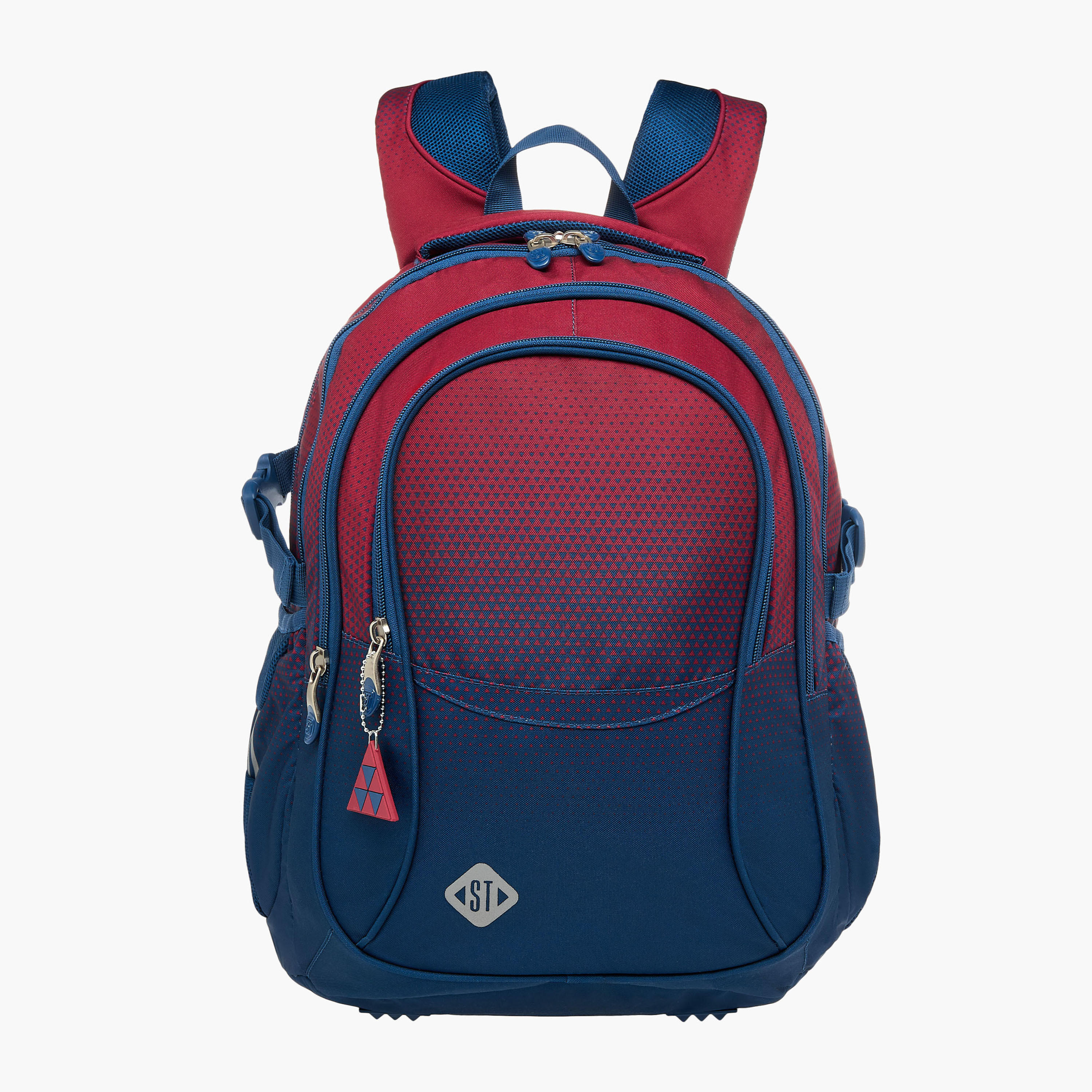 شنطة ظهر بحمّالات قابلة للتعديل وسحاب إغلاق وطبعات من سانت رايت - 30x20x45 سم-school-bagsandbackpacks-backpacks-image-1