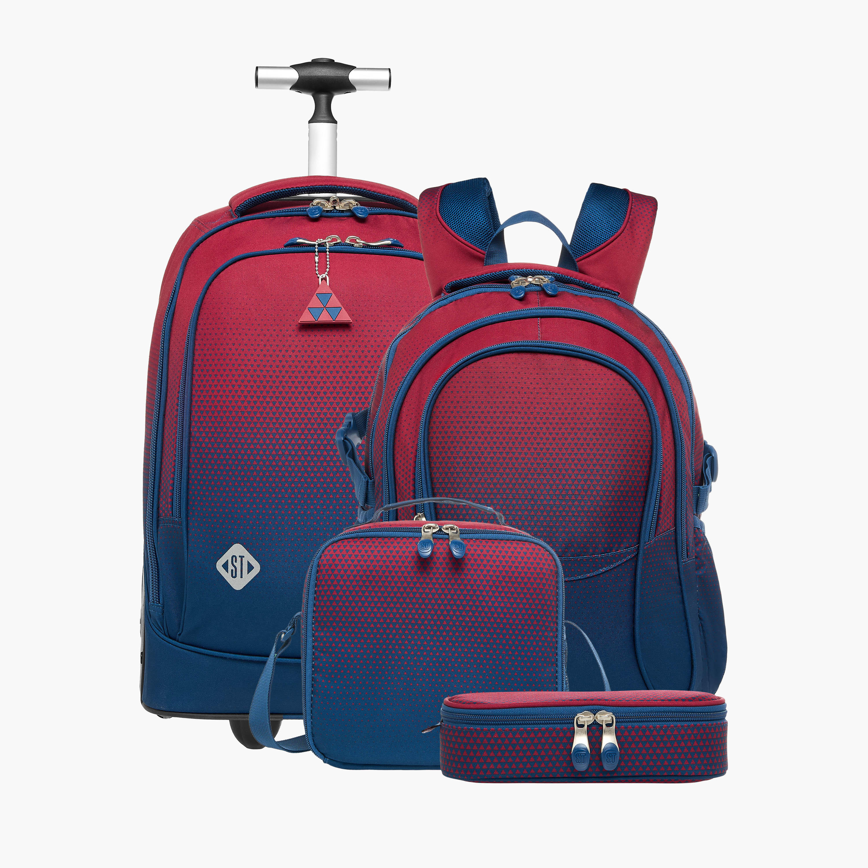 شنطة ظهر بحمّالات قابلة للتعديل وسحاب إغلاق وطبعات من سانت رايت - 30x20x45 سم-school-bagsandbackpacks-backpacks-image-13