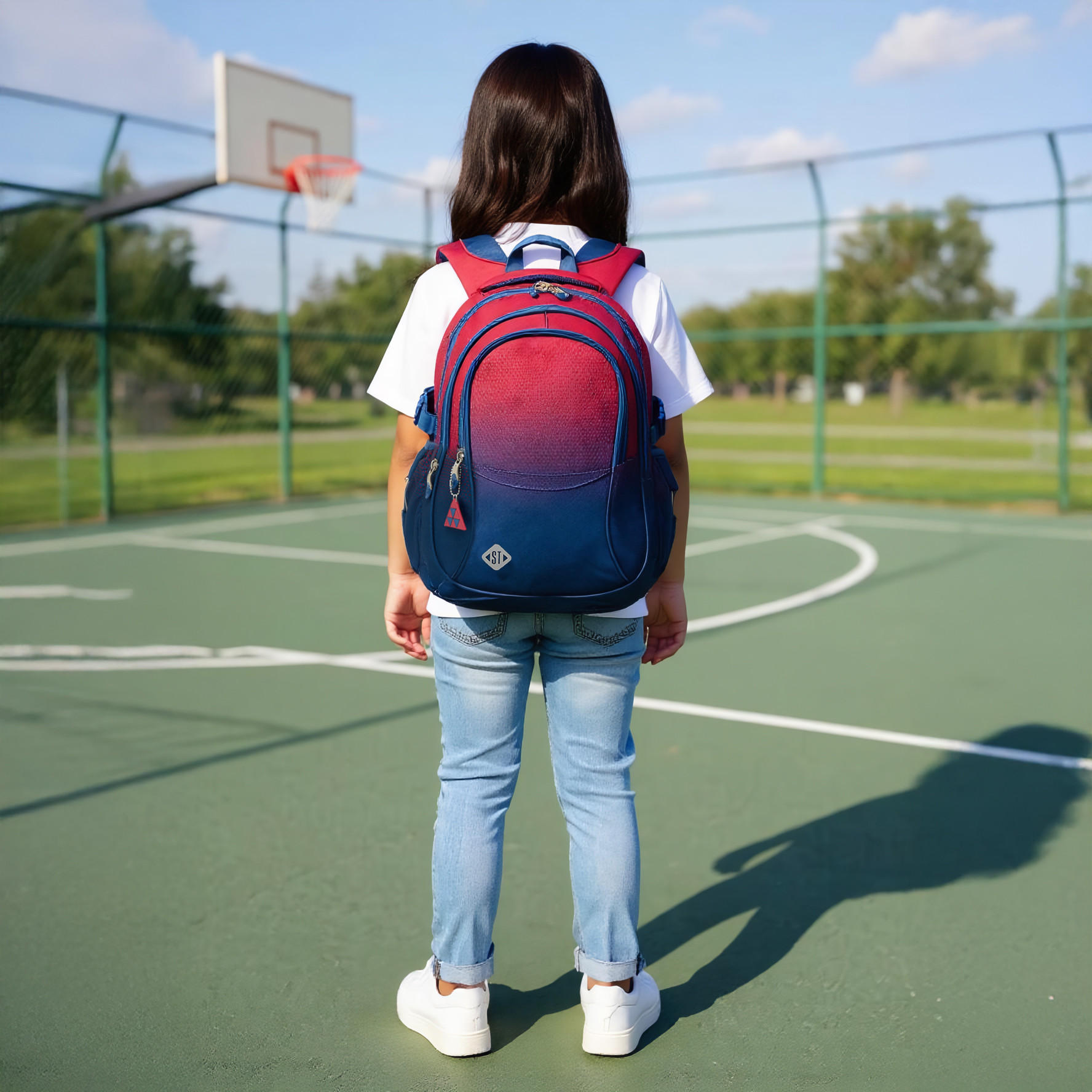 St.Right Printed 18-inch Backpack with Adjustable Straps and Zip Closure - 30x20x45 cms-school-bagsandbackpacks-backpacks-image-3