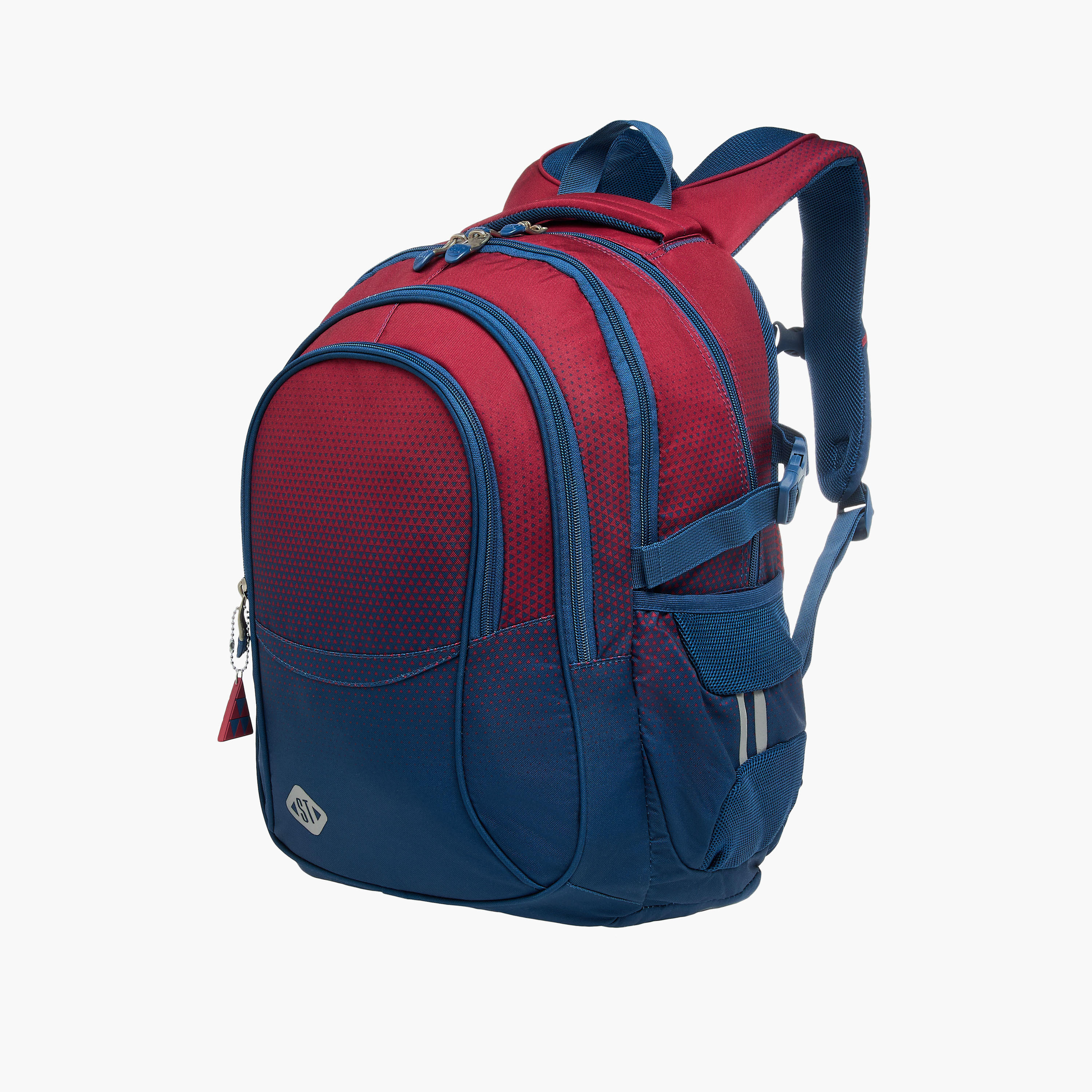 شنطة ظهر بحمّالات قابلة للتعديل وسحاب إغلاق وطبعات من سانت رايت - 30x20x45 سم-school-bagsandbackpacks-backpacks-image-4