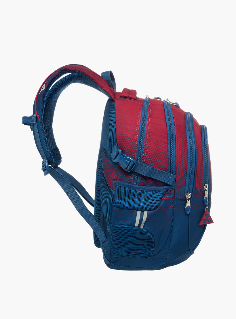 شنطة ظهر بحمّالات قابلة للتعديل وسحاب إغلاق وطبعات من سانت رايت - 30x20x45 سم-school-bagsandbackpacks-backpacks-image-5