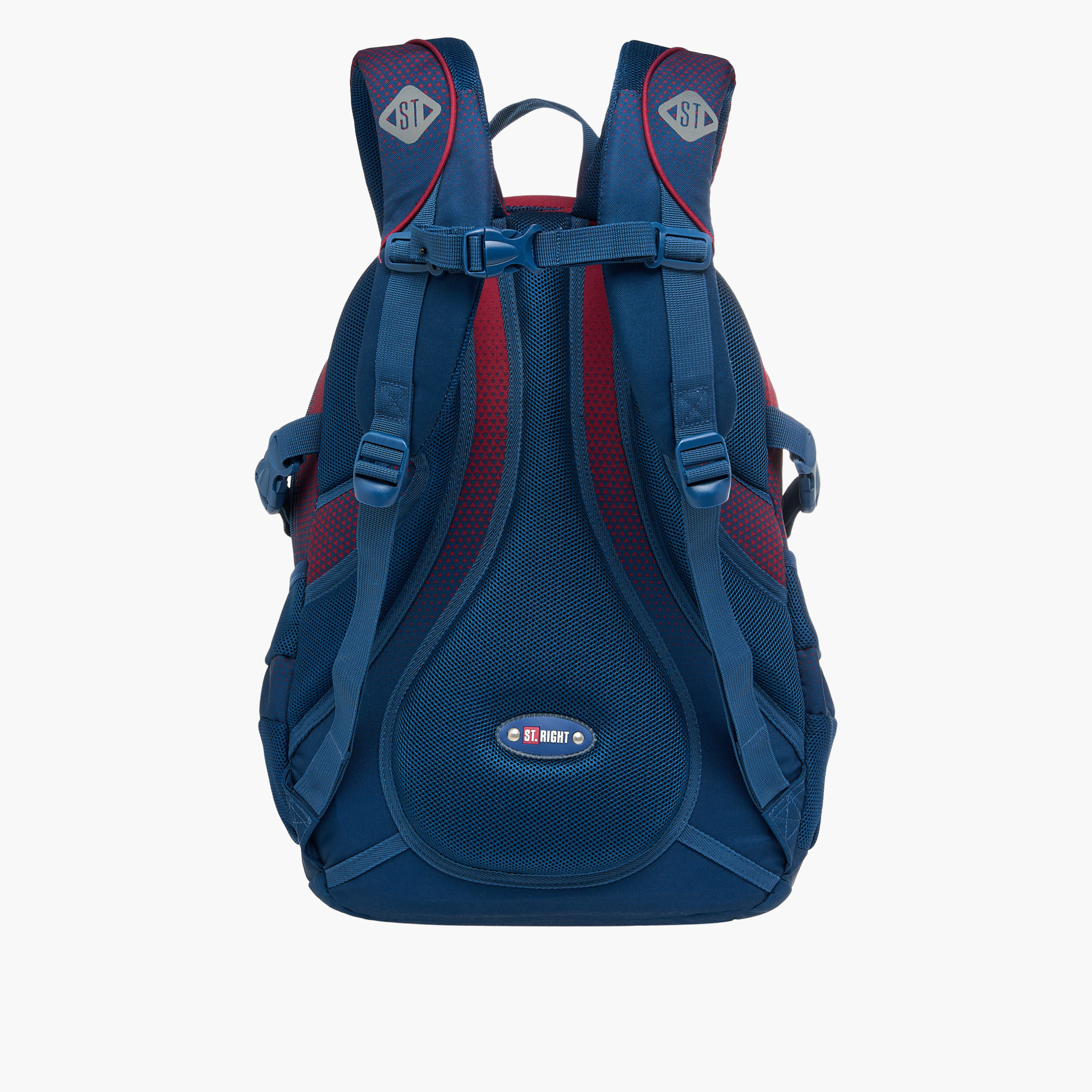 شنطة ظهر بحمّالات قابلة للتعديل وسحاب إغلاق وطبعات من سانت رايت - 30x20x45 سم-school-bagsandbackpacks-backpacks-image-6