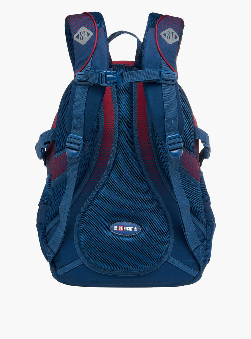 شنطة ظهر بحمّالات قابلة للتعديل وسحاب إغلاق وطبعات من سانت رايت - 30x20x45 سم-school-bagsandbackpacks-backpacks-image-6