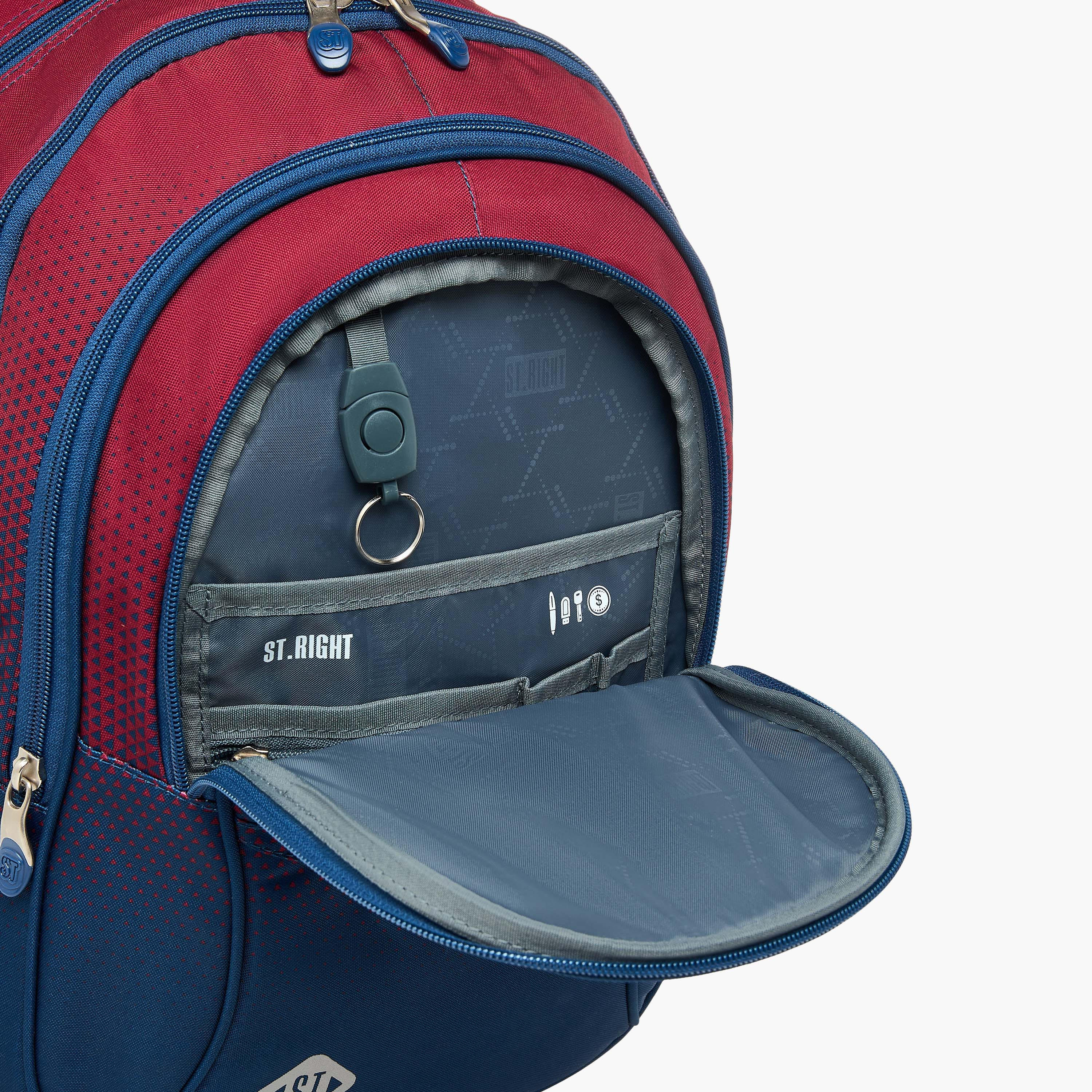 St.Right Printed 18-inch Backpack with Adjustable Straps and Zip Closure - 30x20x45 cms-school-bagsandbackpacks-backpacks-image-10