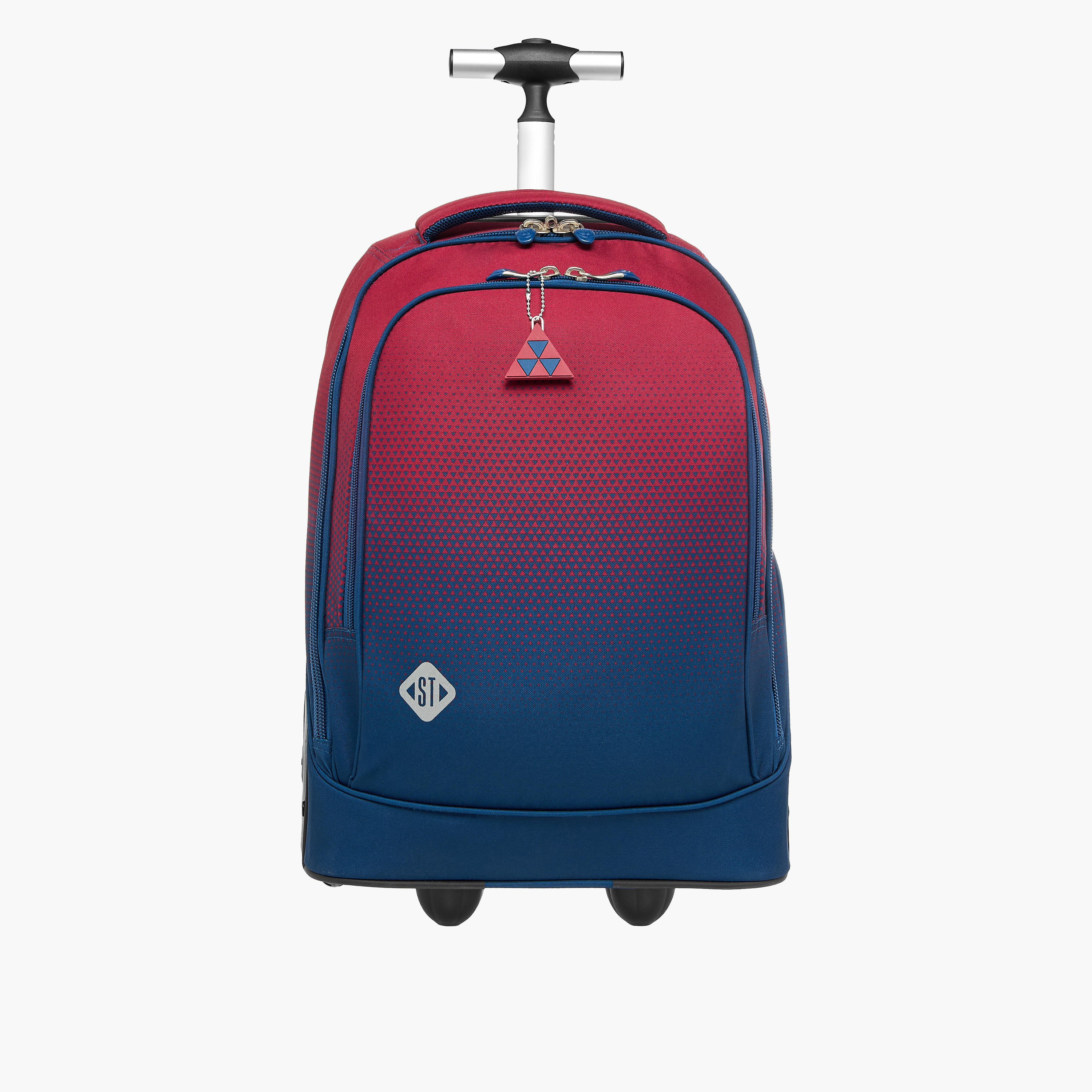 St.Right Abstract Trolley Bag for Girls 8-13 Years with Retractable Handle -school-bagsandbackpacks-trolleybags-image-1