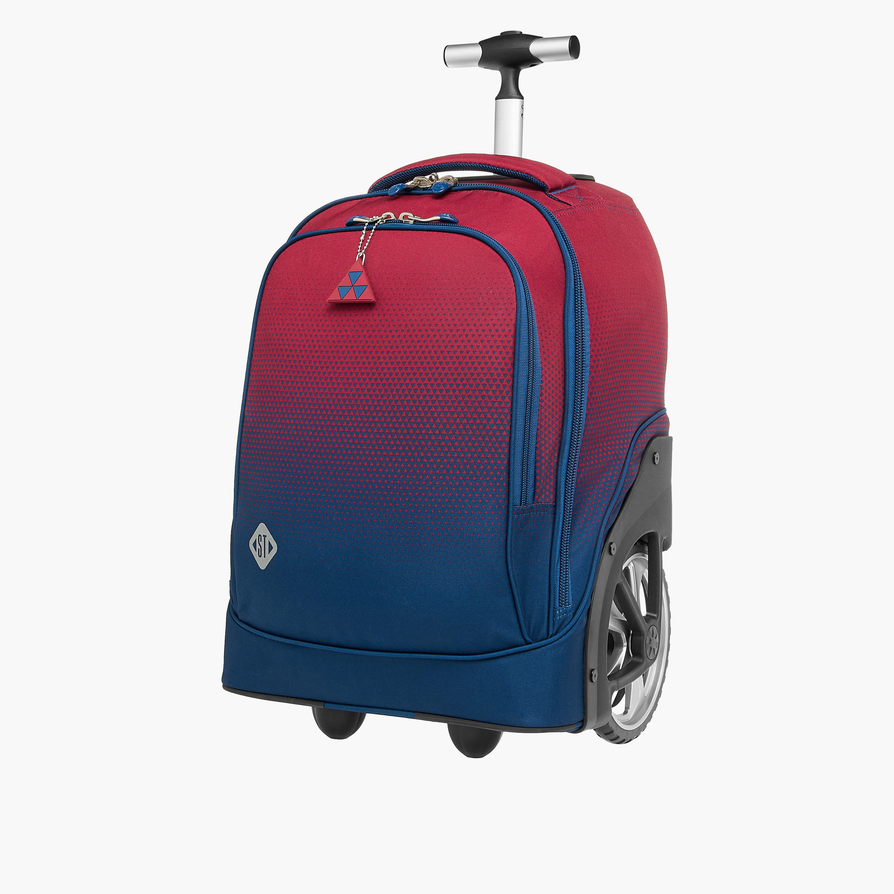 St.Right Abstract Trolley Bag for Girls 8-13 Years with Retractable Handle -school-bagsandbackpacks-trolleybags-image-5