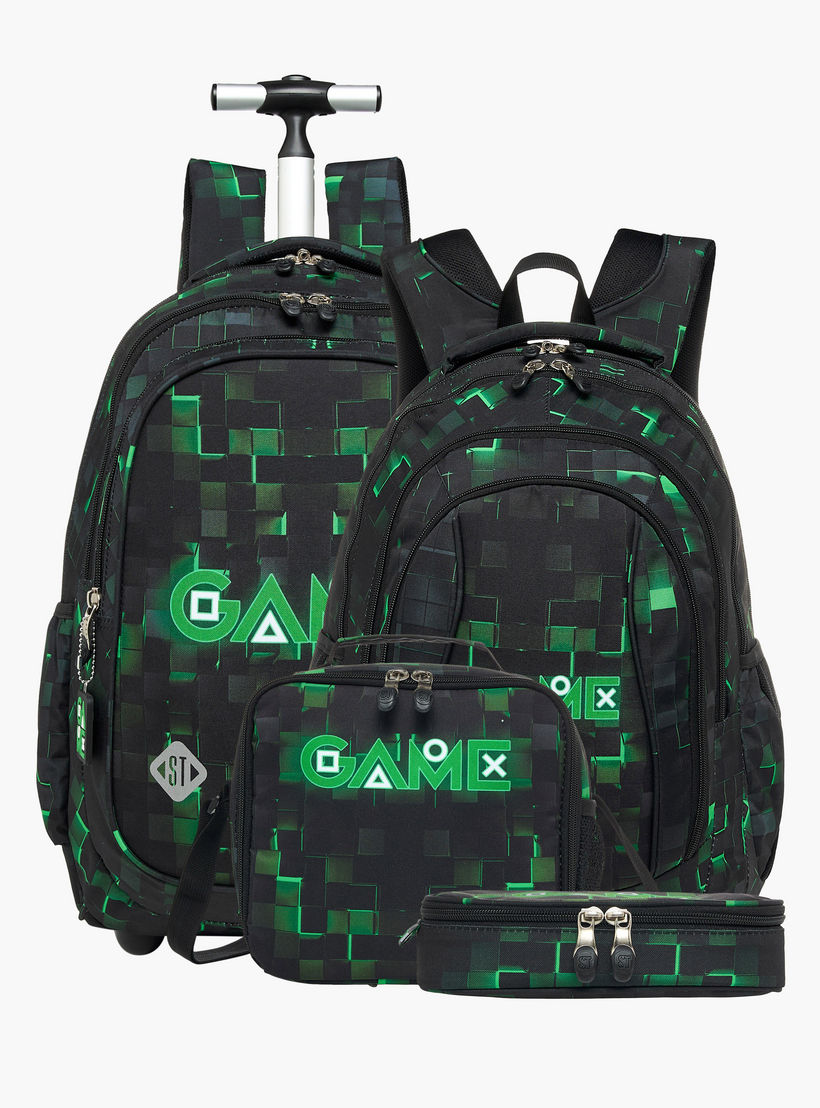 St.Right Pixel Game Print 18-inch Backpack with Adjustable Shoulder Straps - 30x20x45 cms-school-bagsandbackpacks-backpacks-image-13