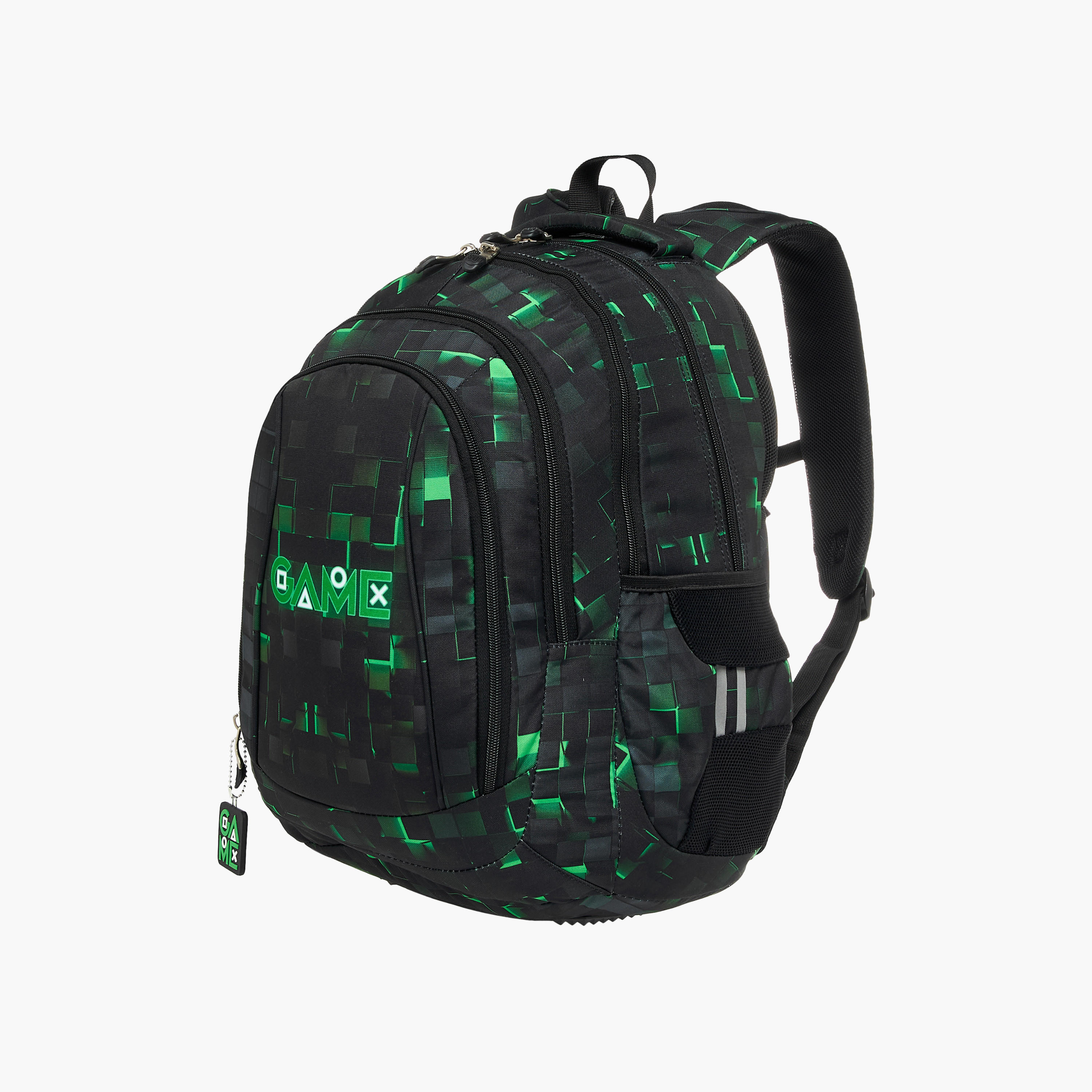 St.Right Pixel Game Print 18-inch Backpack with Adjustable Shoulder Straps - 30x20x45 cms-school-bagsandbackpacks-backpacks-image-4