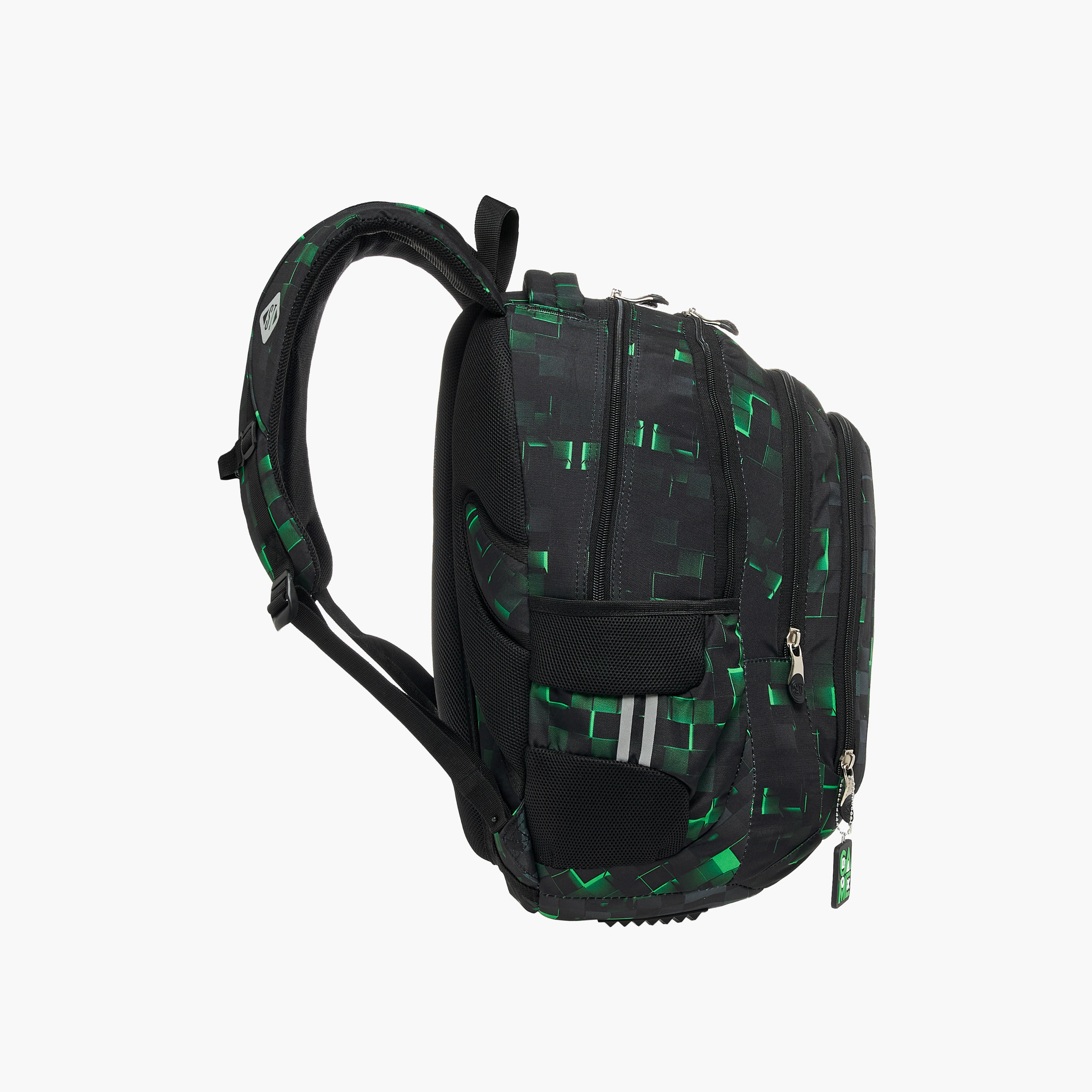 St.Right Pixel Game Print 18-inch Backpack with Adjustable Shoulder Straps - 30x20x45 cms-school-bagsandbackpacks-backpacks-image-5