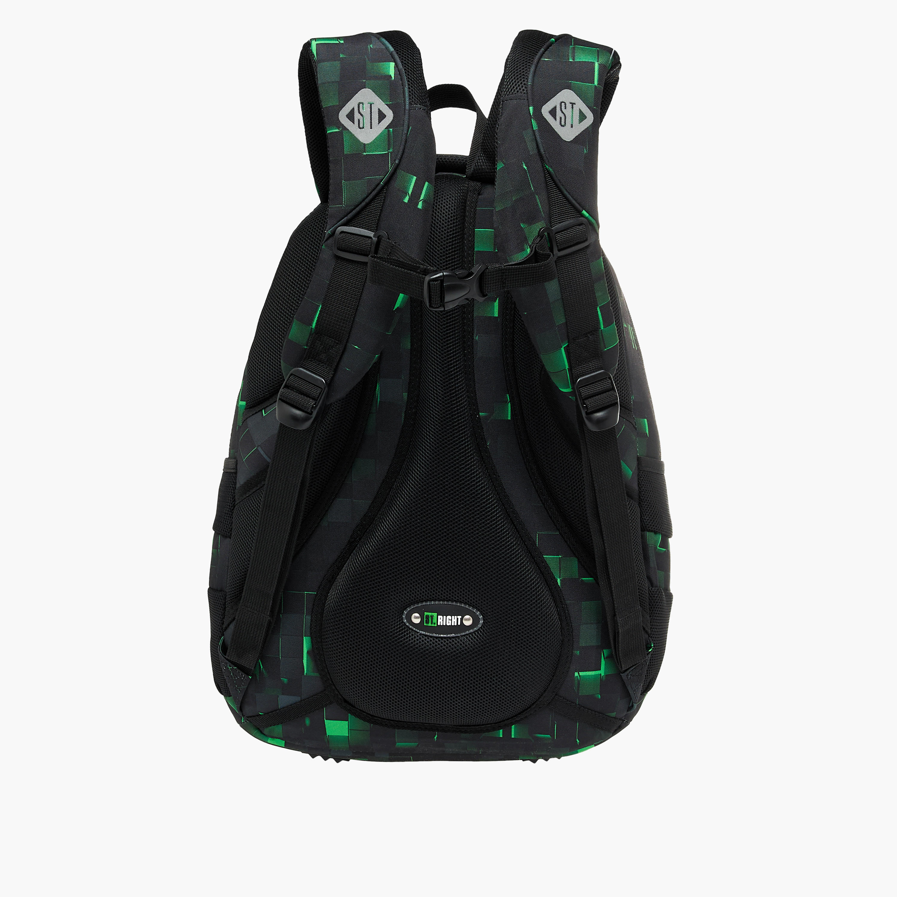 St.Right Pixel Game Print 18-inch Backpack with Adjustable Shoulder Straps - 30x20x45 cms-school-bagsandbackpacks-backpacks-image-6