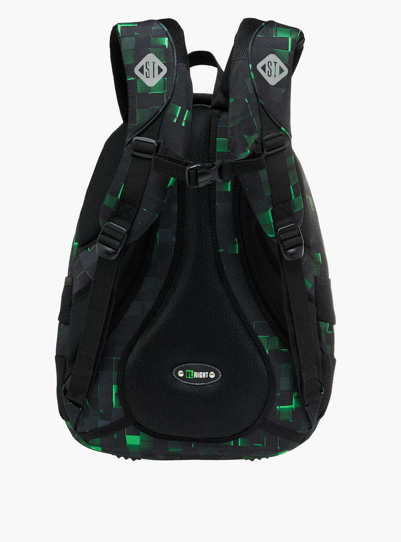 St.Right Pixel Game Print 18-inch Backpack with Adjustable Shoulder Straps - 30x20x45 cms-school-bagsandbackpacks-backpacks-image-6