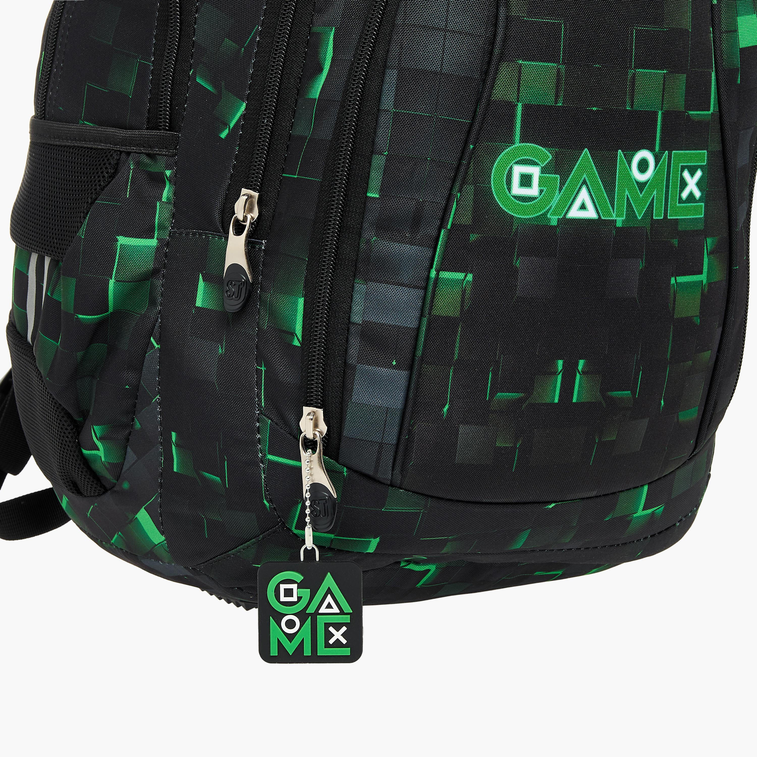 St.Right Pixel Game Print 18-inch Backpack with Adjustable Shoulder Straps - 30x20x45 cms-school-bagsandbackpacks-backpacks-image-7