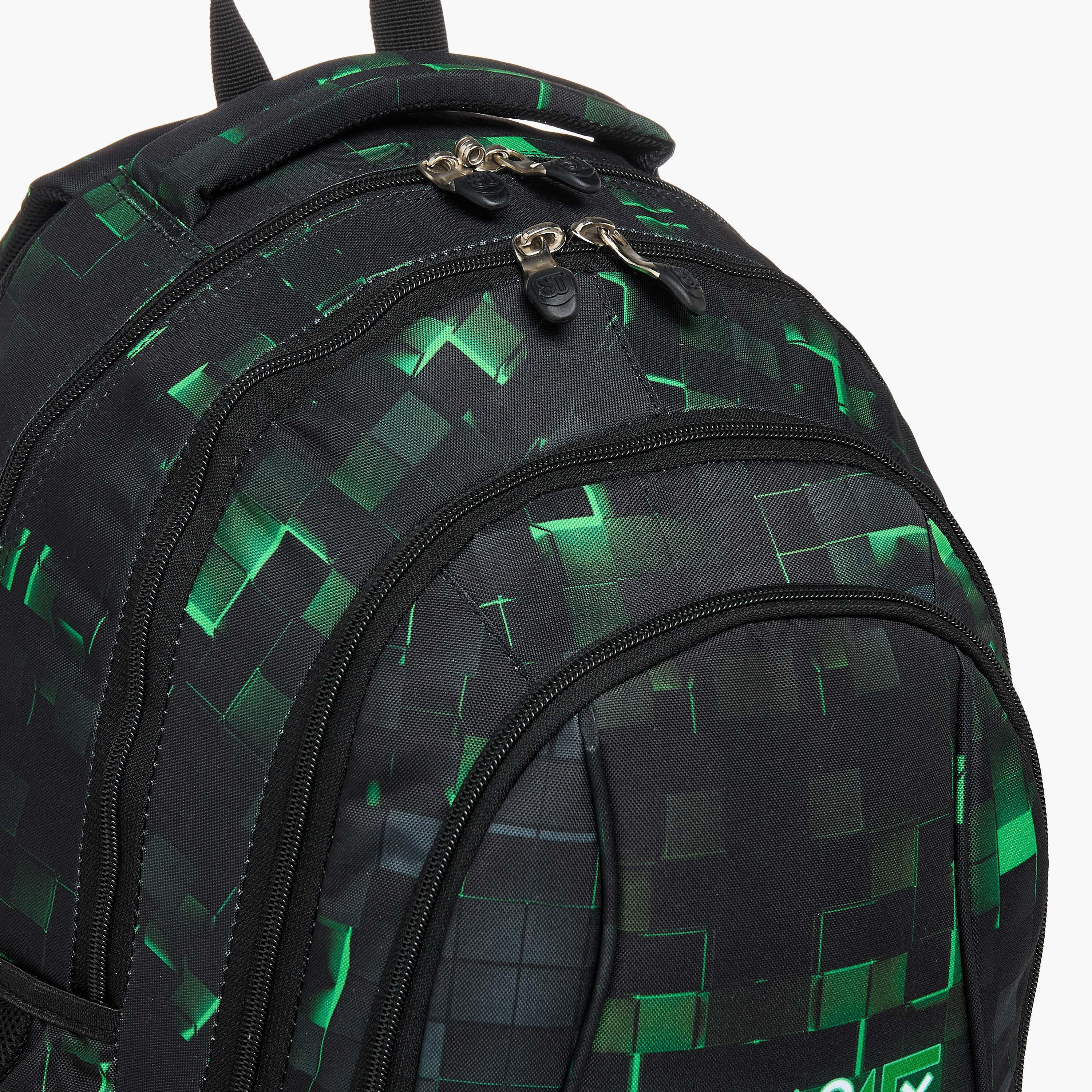 St.Right Pixel Game Print 18-inch Backpack with Adjustable Shoulder Straps - 30x20x45 cms-school-bagsandbackpacks-backpacks-image-8