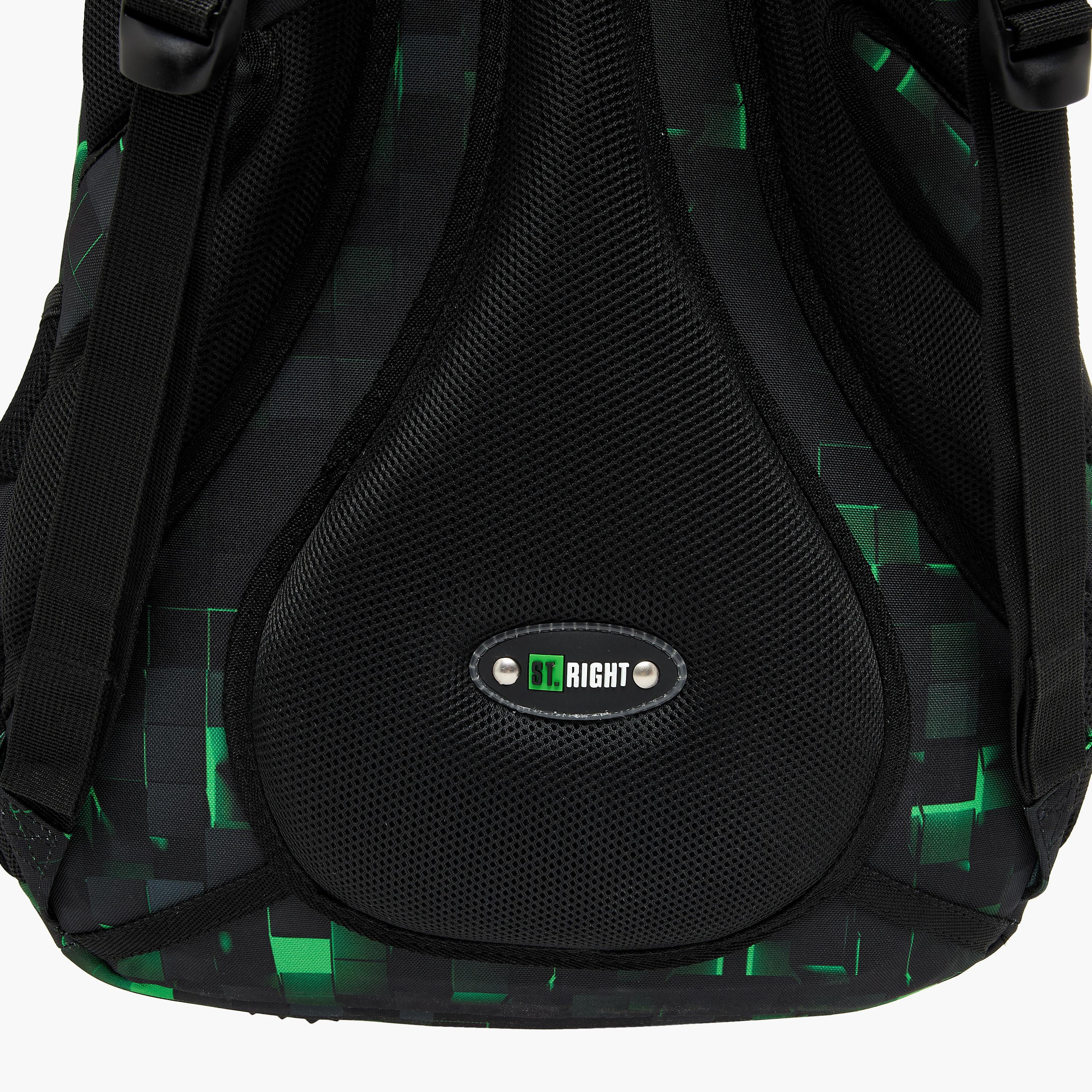 St.Right Pixel Game Print 18-inch Backpack with Adjustable Shoulder Straps - 30x20x45 cms-school-bagsandbackpacks-backpacks-image-9