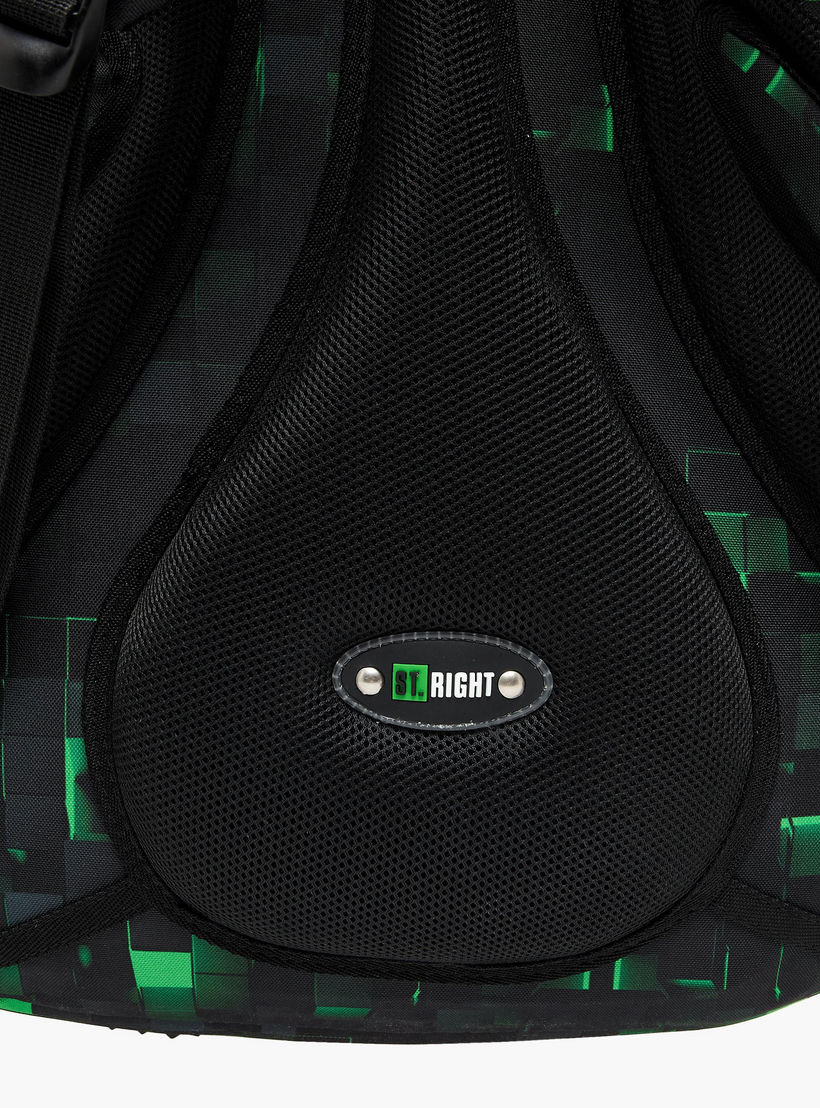 St.Right Pixel Game Print 18-inch Backpack with Adjustable Shoulder Straps - 30x20x45 cms-school-bagsandbackpacks-backpacks-image-9