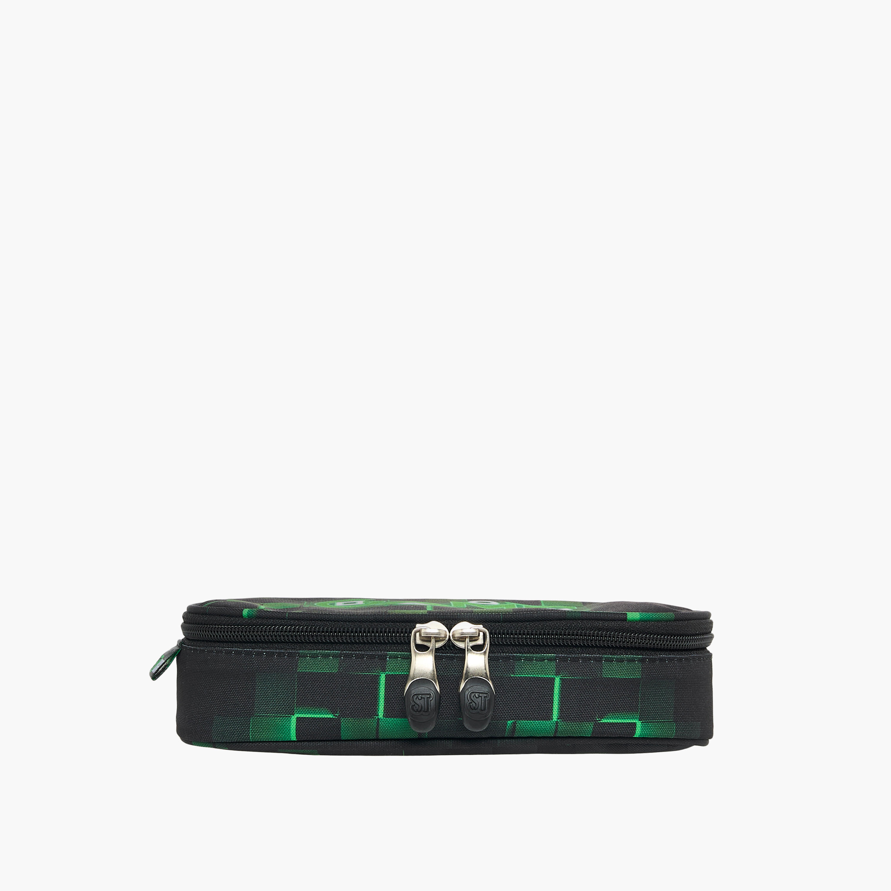 St.Right Pixel Game Print Pencil Case with Zip Closure-school-stationery-pencilcases-image-1